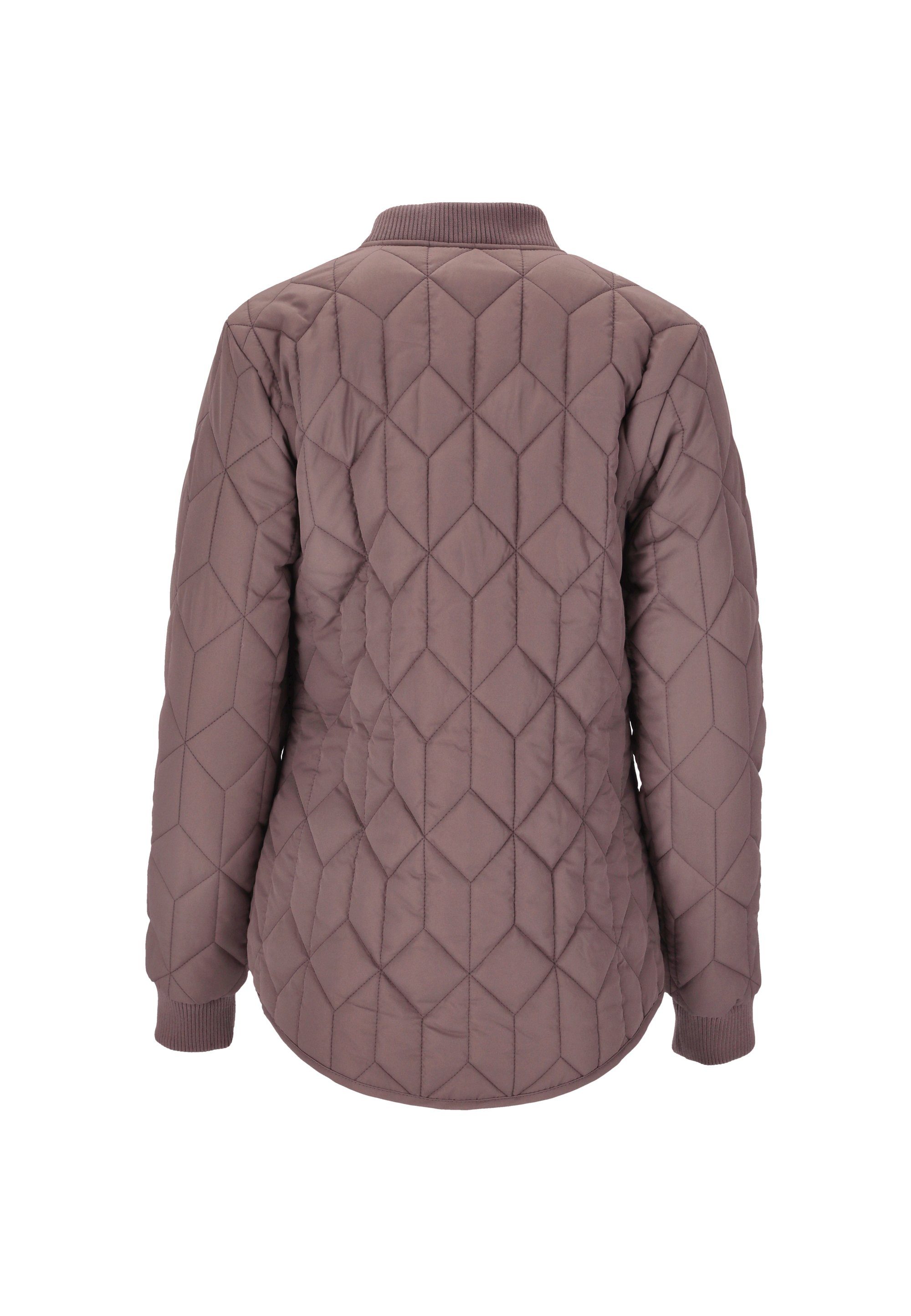 Outdoorjacke Bündchen mit REPORT grau elastischen WEATHER Piper