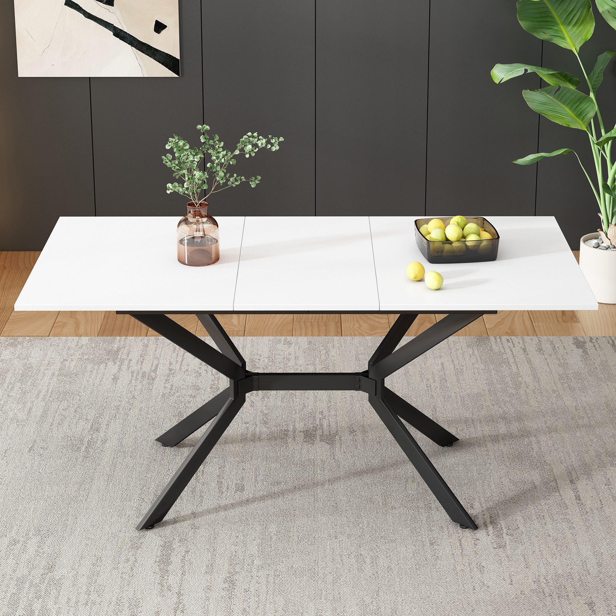 Flieks Esstisch (erweiterbare Tischplatte 120-160cm, 1-St., günstig online kaufen