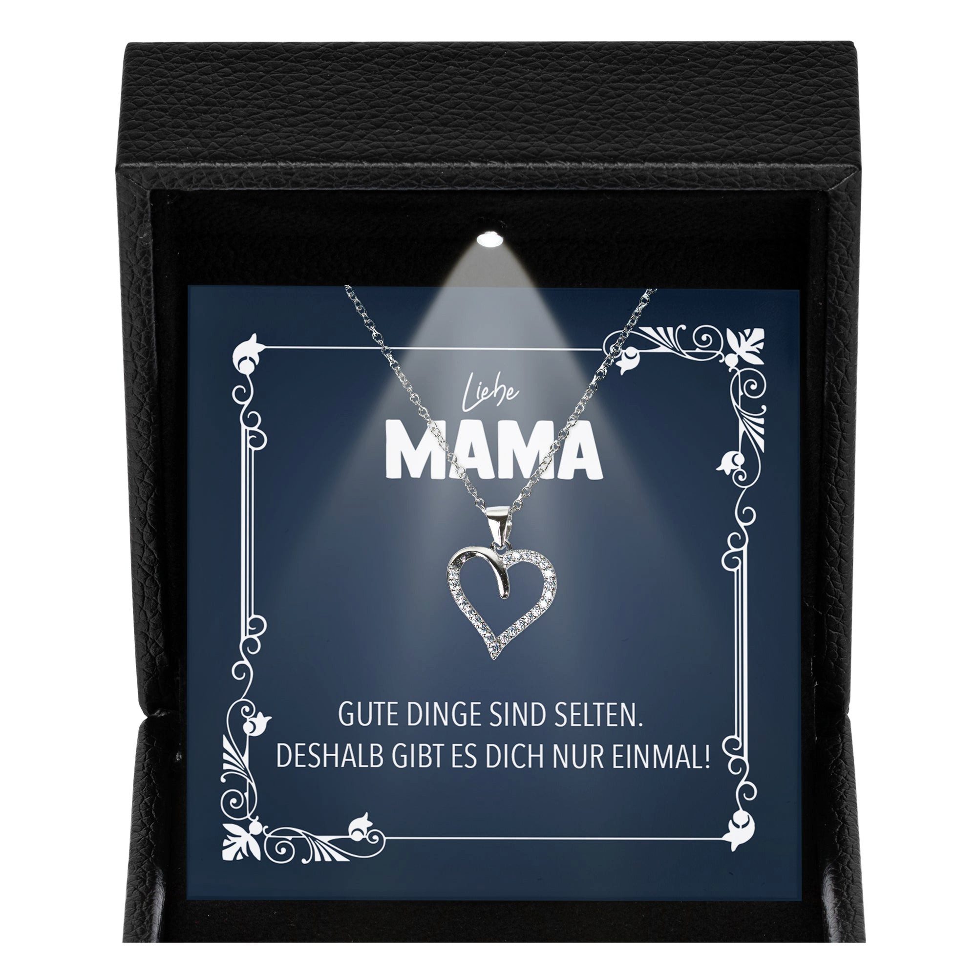 Schmuckset Liebe Mama Geschenk Muttertag Frauen Halskette Damen Herz Collier