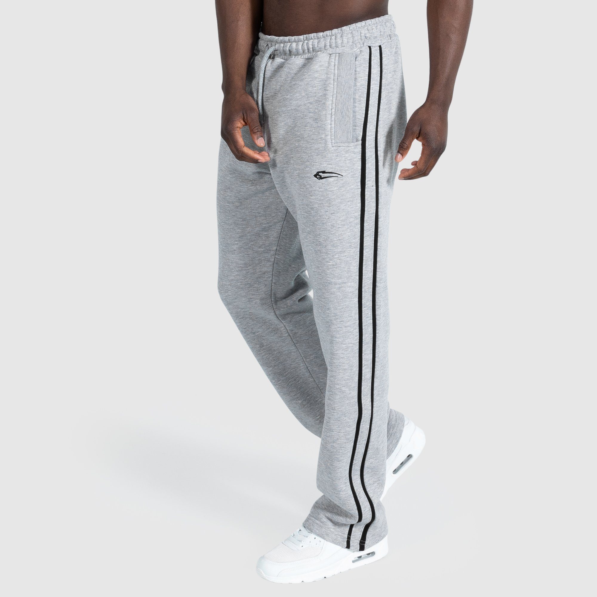 SMILODOX Jogginghose Herren – Oversize, Flauschig Warm Mit Reißverschlusstaschen & Tunnelzug