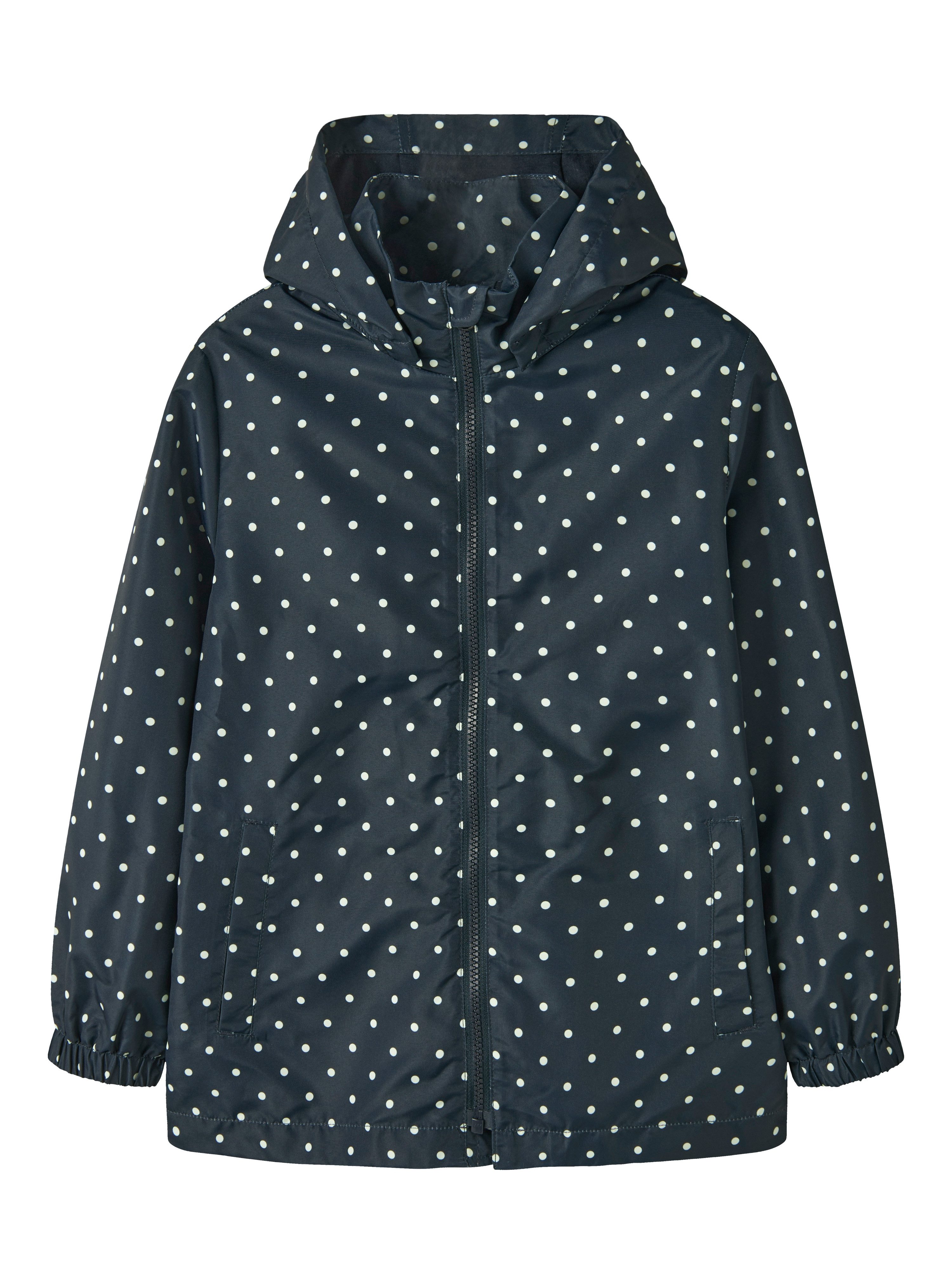 Name It Outdoorjacke NKFMAXI JACKET LI AOP reflektierende Details, wasserabweisend