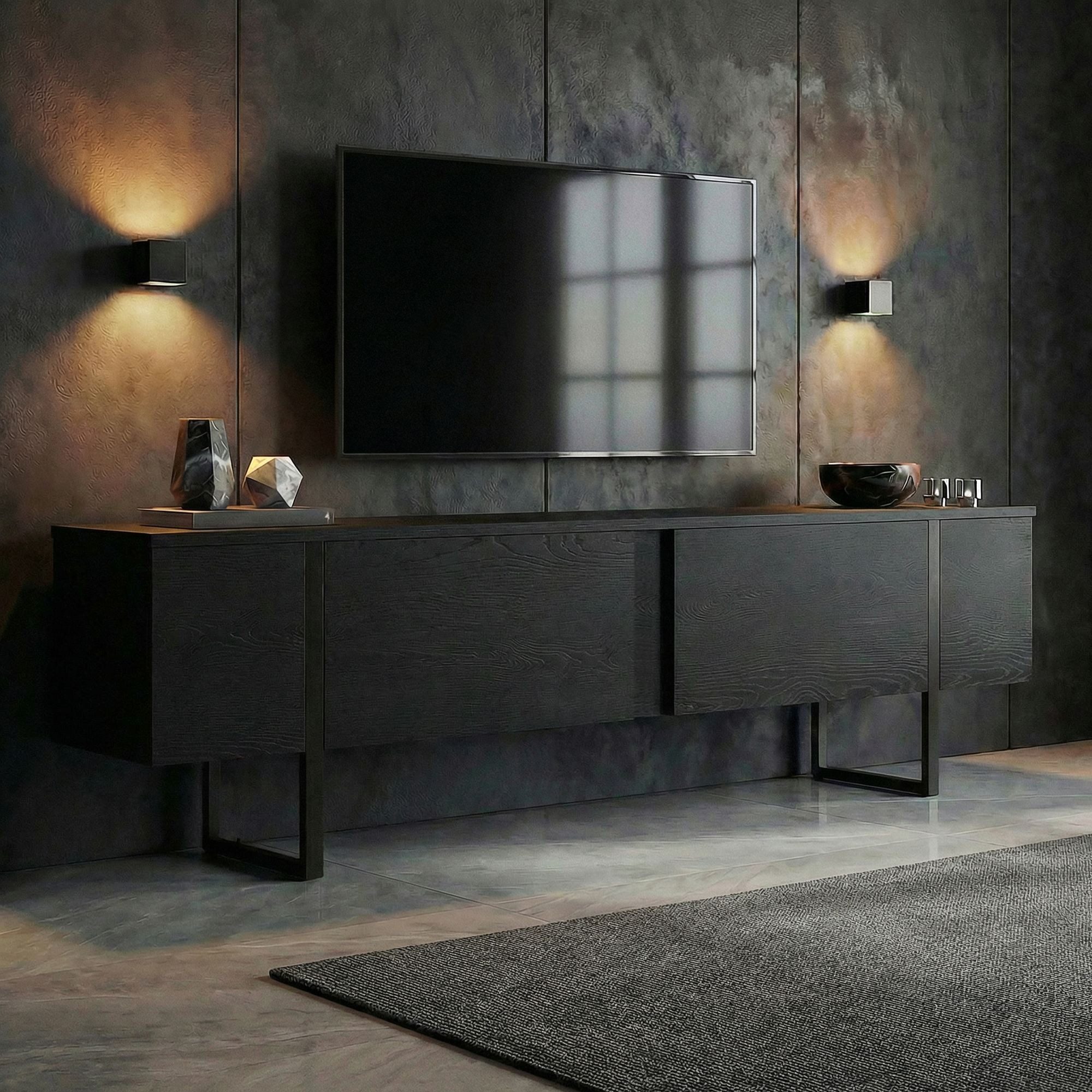 Skye Decor TV-Board Boho Design (1 St), Modernes Wohnzimmertv-Möbel, Breite : 180 cm