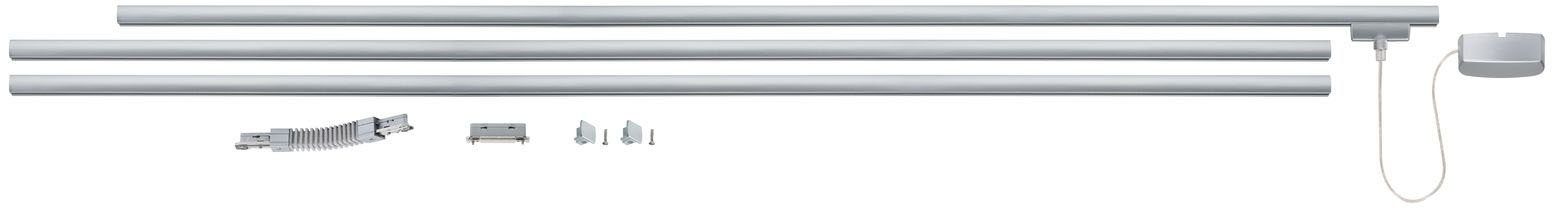 Schienensystem-Sets URail Basissystem 3m 230V Chrom matt 230V Chrom matt
