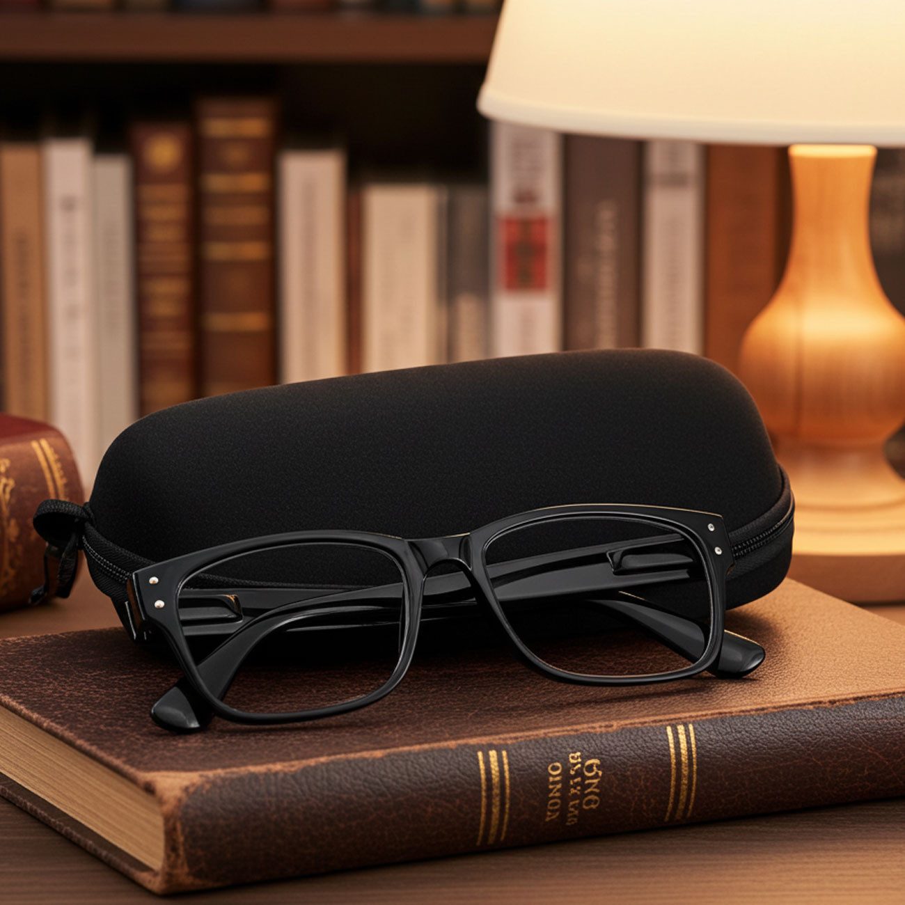 shop'n smile ideoon Lesebrille Modische Lesebrille +2,0 dpt mit Etui Sehhilfe Damen Herren schwarz, Brille +2,0 dpt inkl. Etui, flexible Bügel für optimalen Komfort