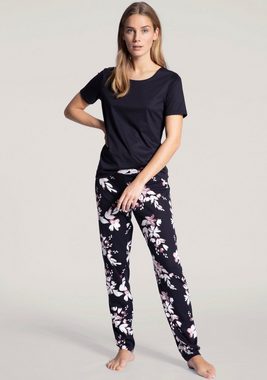 CALIDA Homewearhose Favourites Dreams Loungehose mit floralem Muster, Pants mit Blumendruck