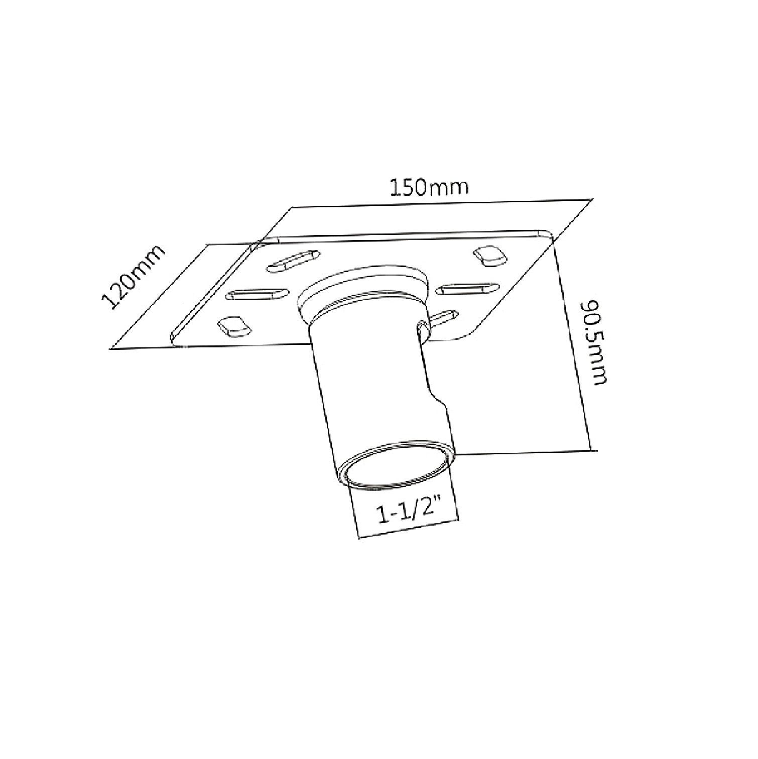 Maclean MC-706 LCD) Monitor / für / TV-Deckenhalterung, (Halterung / LED PLASMA