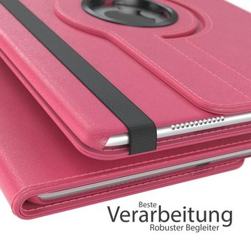 EAZY CASE Tablet-Hülle Rotation Case für Apple iPad Pro 9,7" (2016) 9,7 Zoll, Klapphülle zum Aufstellen Rundum Hülle Book Tablet Slim Klappcase Pink