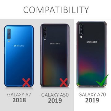 kwmobile Handyhülle Hülle kompatibel mit Samsung Galaxy A70 - Handyhülle Silikon Case, Hülle kompatibel mit Samsung Galaxy A70 - Handyhülle Silikon Case