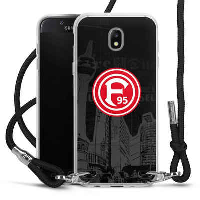 DeinDesign Handyhülle Fortuna Düsseldorf Offizielles Lizenzprodukt Logo Fortuna Logo City, Samsung Galaxy J5 (2017) Handykette Hülle mit Band Case zum Umhängen