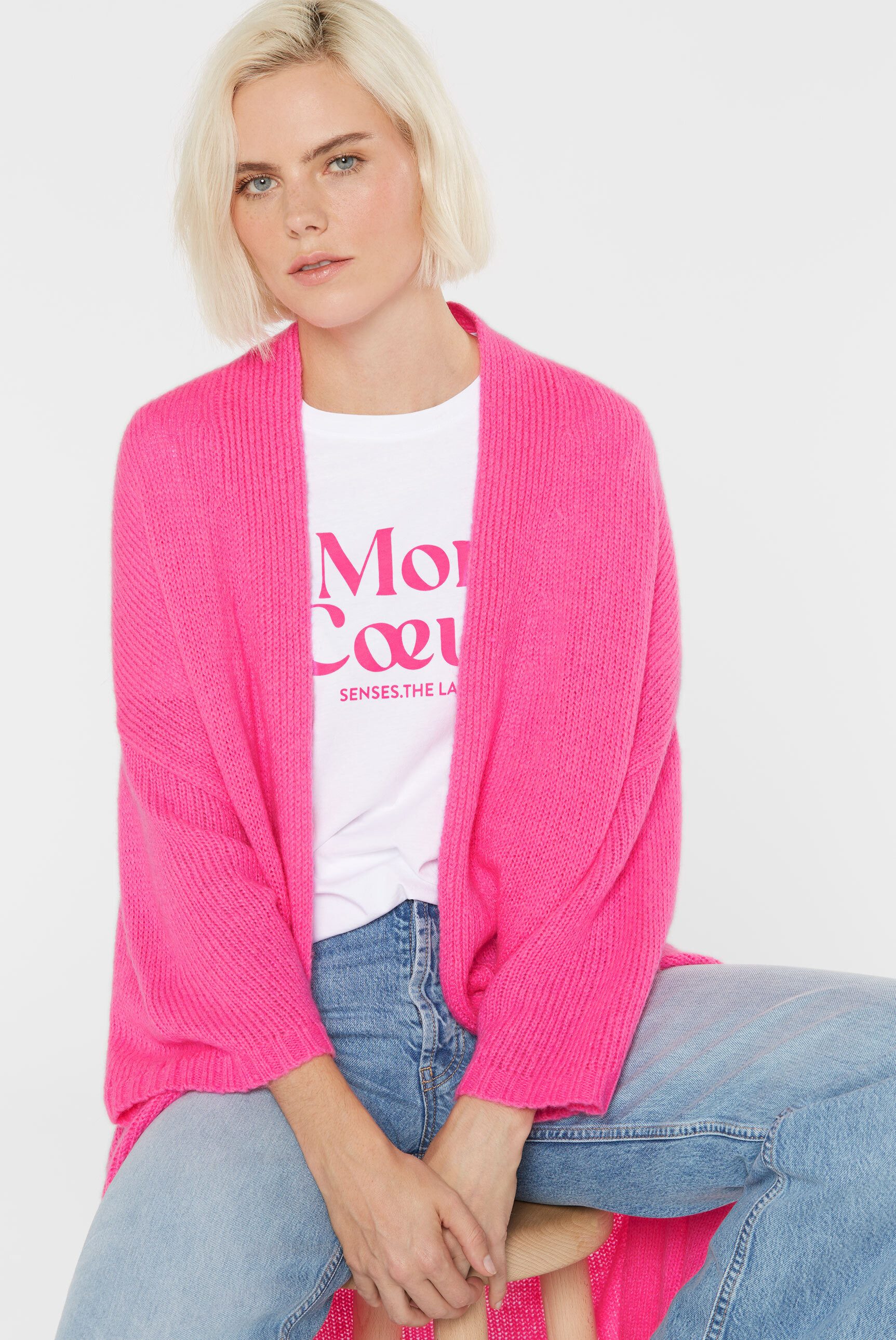 SENSES.THE LABEL Cardigan aus Feinstrick