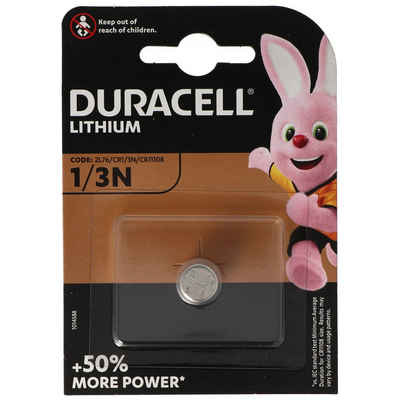 Duracell Duracell DL1/3N Photo Lithium Batterie CR1/3N, 2L76, CR-1/3 N, CR1110 Batterie, (3,0 V)