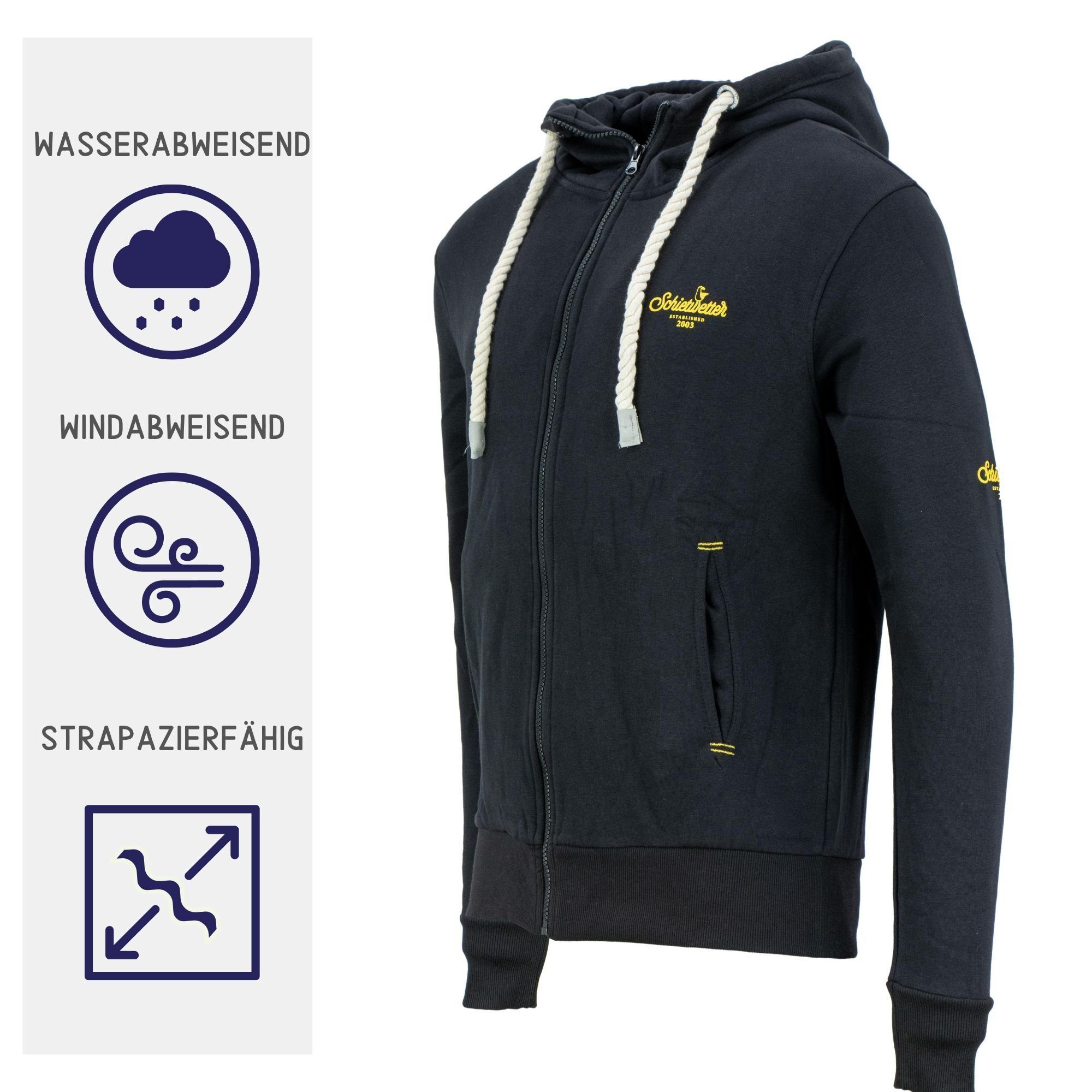 Schietwetter Sweatjacke Herren Kordel Gedrehte