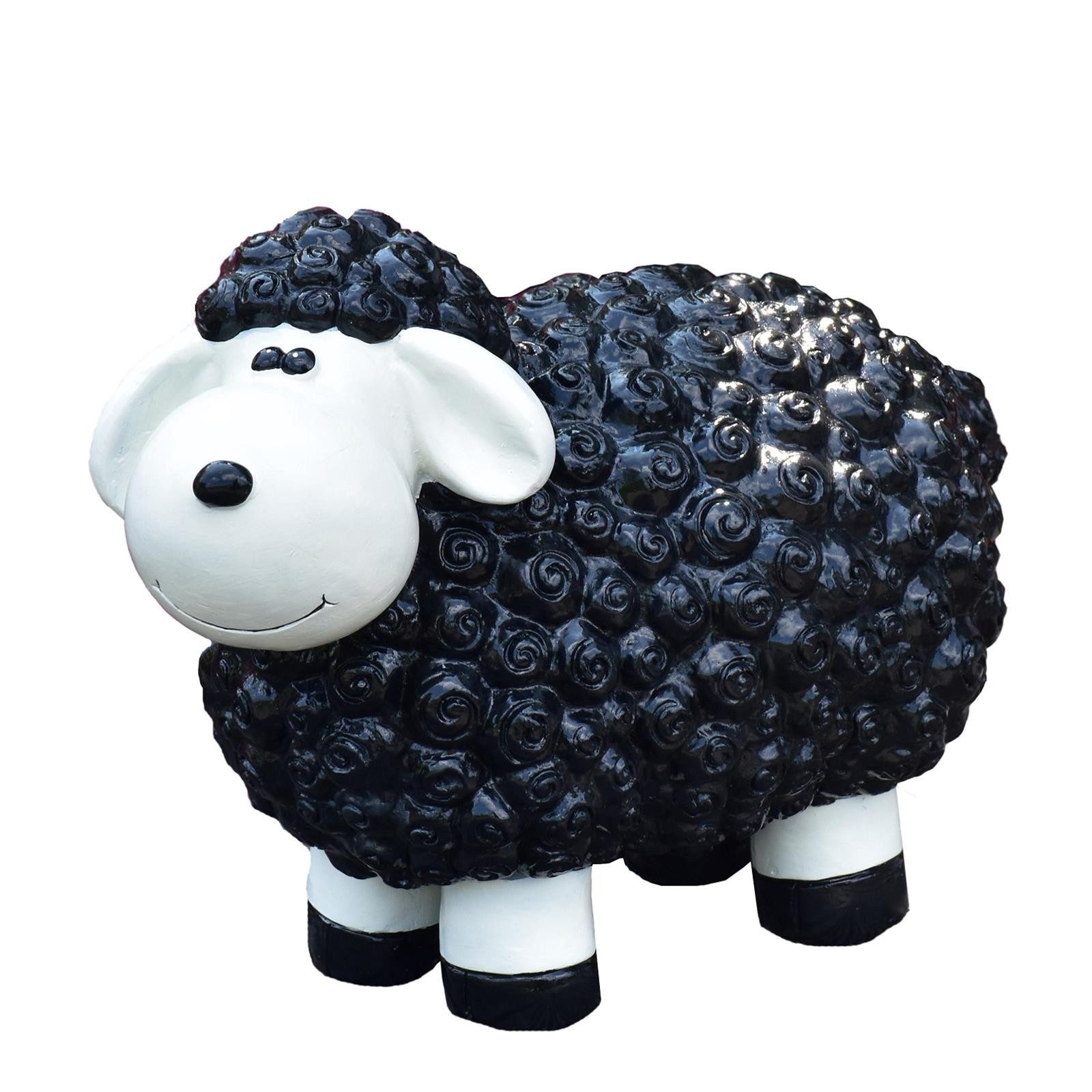 Geschenkestadl Gartenfigur XL Schafe in verschiedenen Farben Gartenfigur