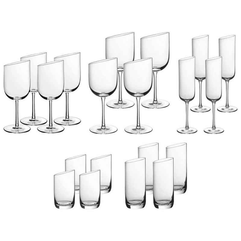 Villeroy & Boch Glas NewMoon Wein- und Sektgläser 20er Set, Glas