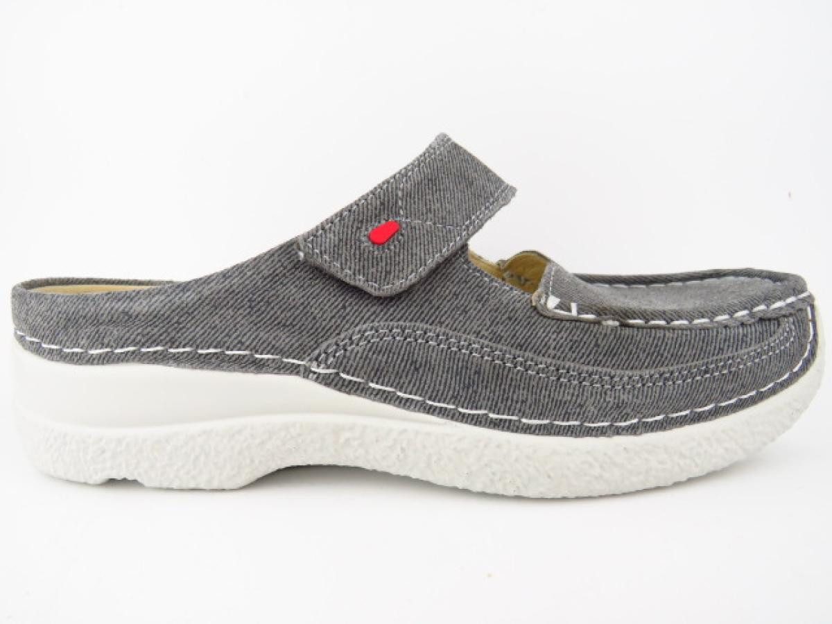 WOLKY Roll Slipper grey summer Pantolette günstig online kaufen