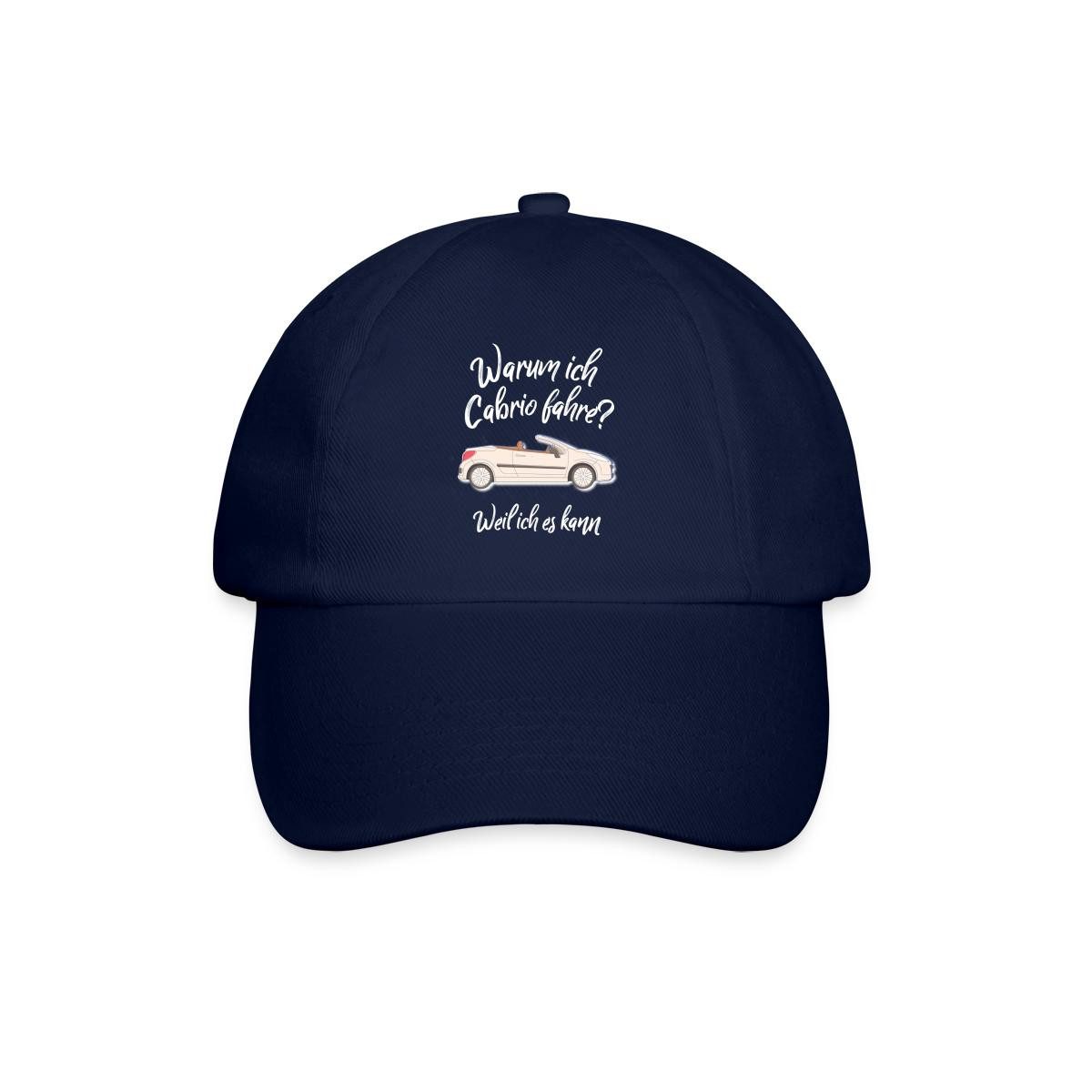 Baseball Cap Warum Ich Cabrio Fahre Weil Ich Es Kann, Auto Baseballkappe