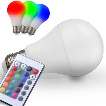 etc-shop LED Pendelleuchte, Leuchtmittel inklusive, Warmweiß, Farbwechsel, Pendel Strahler Hänge Decken Lampe Dimmer Fernbedienung IP20 im Set