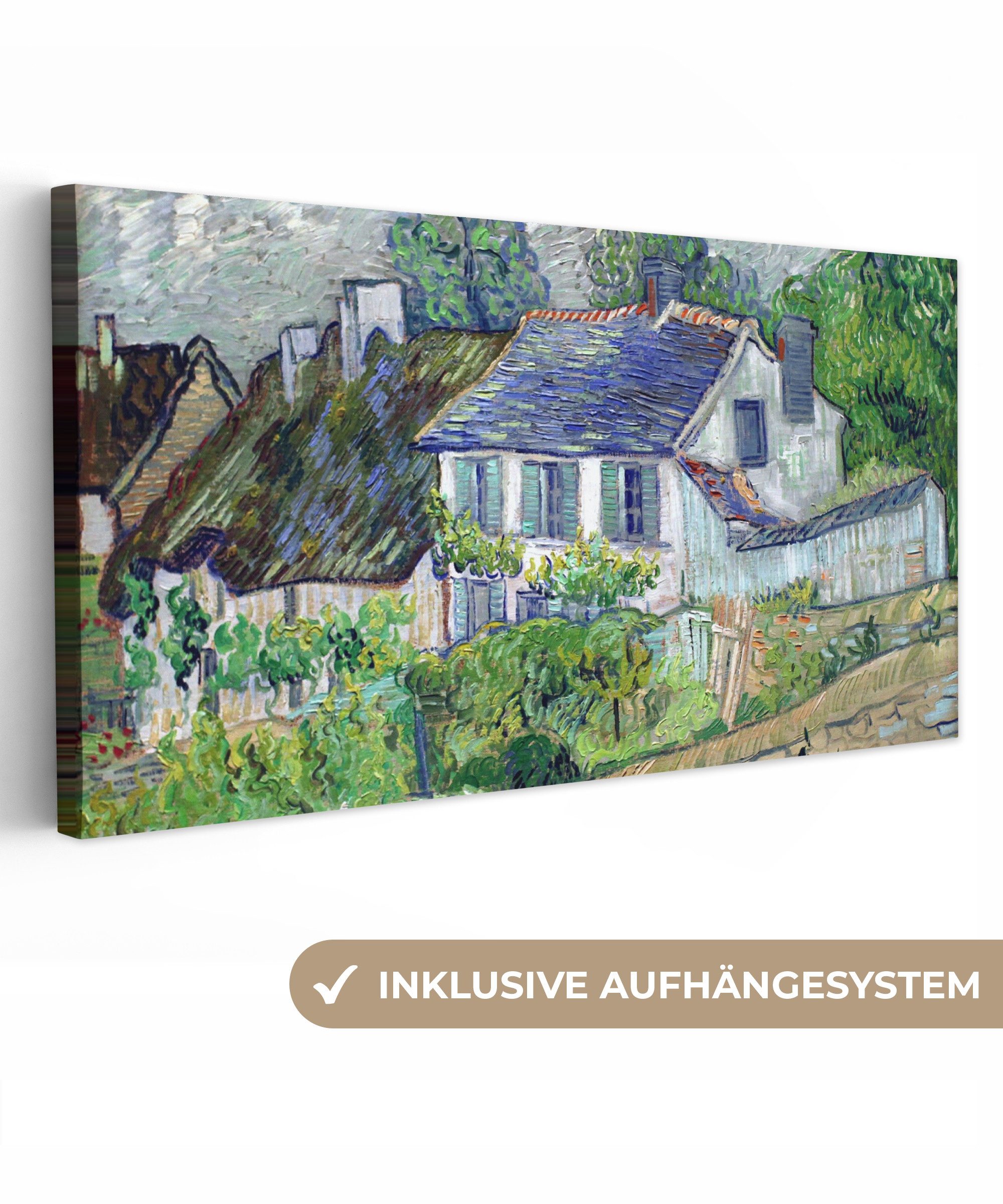 OneMillionCanvasses® Leinwandbild Panorama Haus in Auvers günstig online kaufen