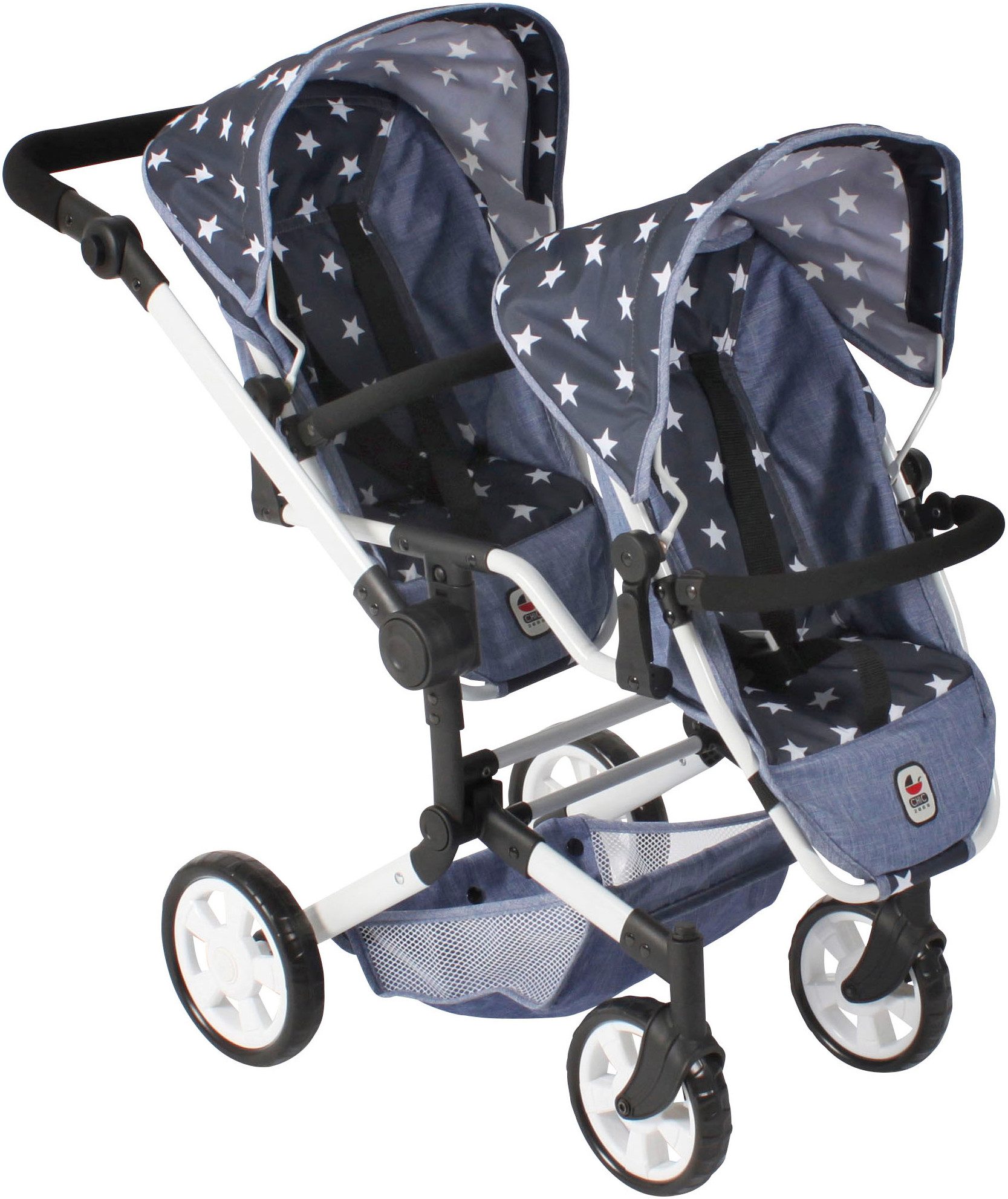 CHIC2000 Puppen-Zwillingsbuggy Linus Duo, Sternchen, mit günstig online kaufen