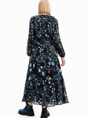 Desigual Blusenkleid RHODE ISLAND (1-tlg) Drapiert/gerafft, Rüschen, Volant