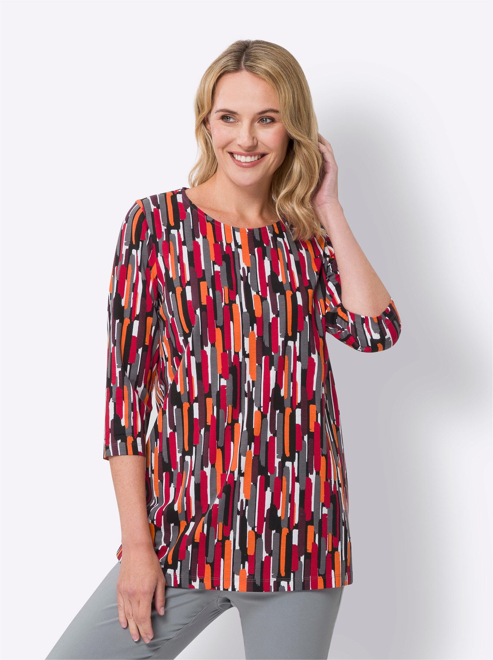 Sieh an! T-Shirt Longshirt . günstig online kaufen