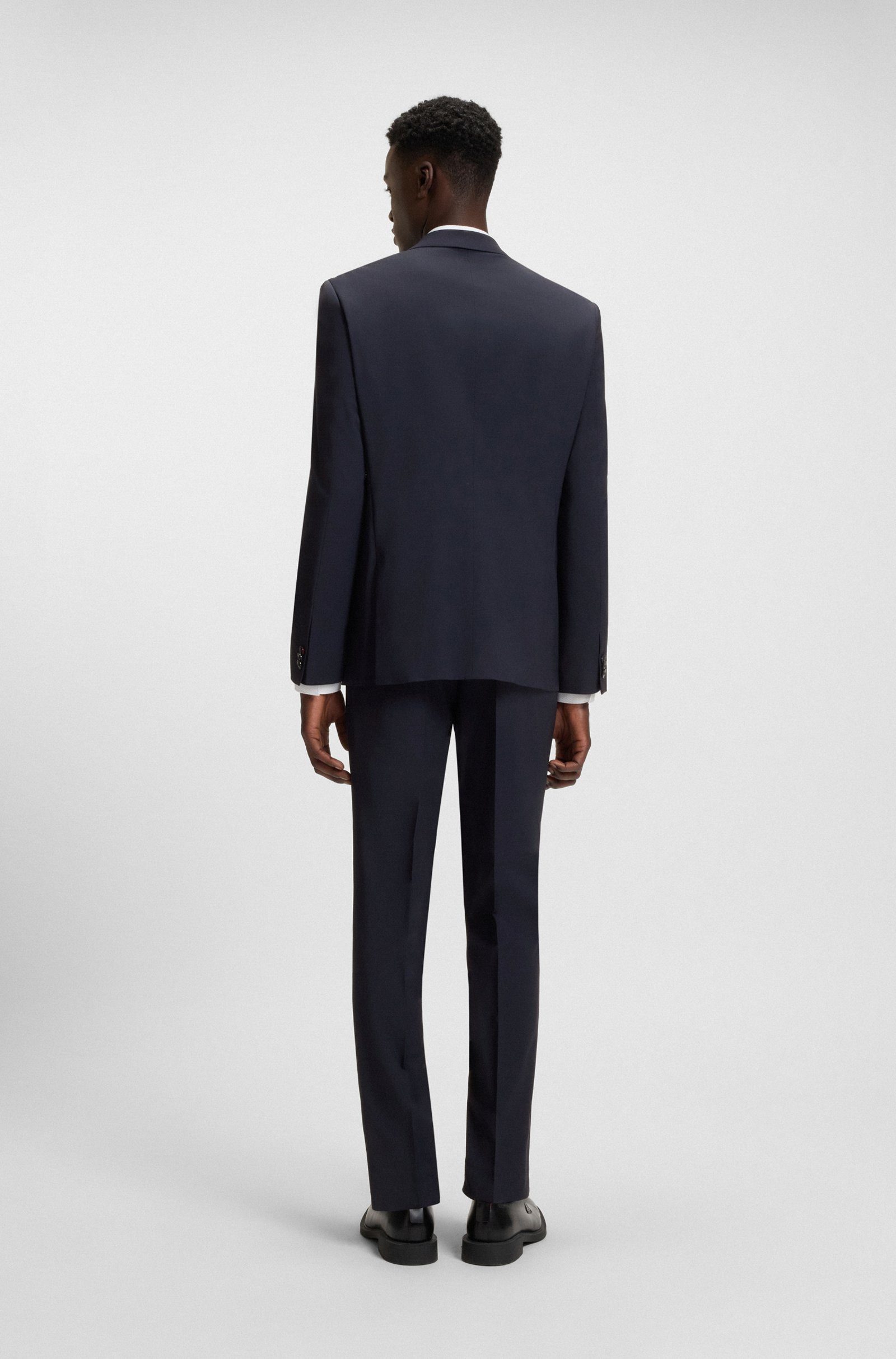 HUGO Anzugsakko Slim-Fit Sakko aus Woll-Mix (1-tlg)