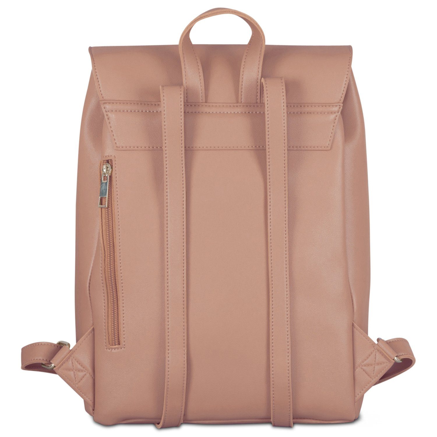 Expatrié Rucksack NOELLE Rucksack Damen, Tagesrucksack, Magnetverschluss, Klein, Handlich