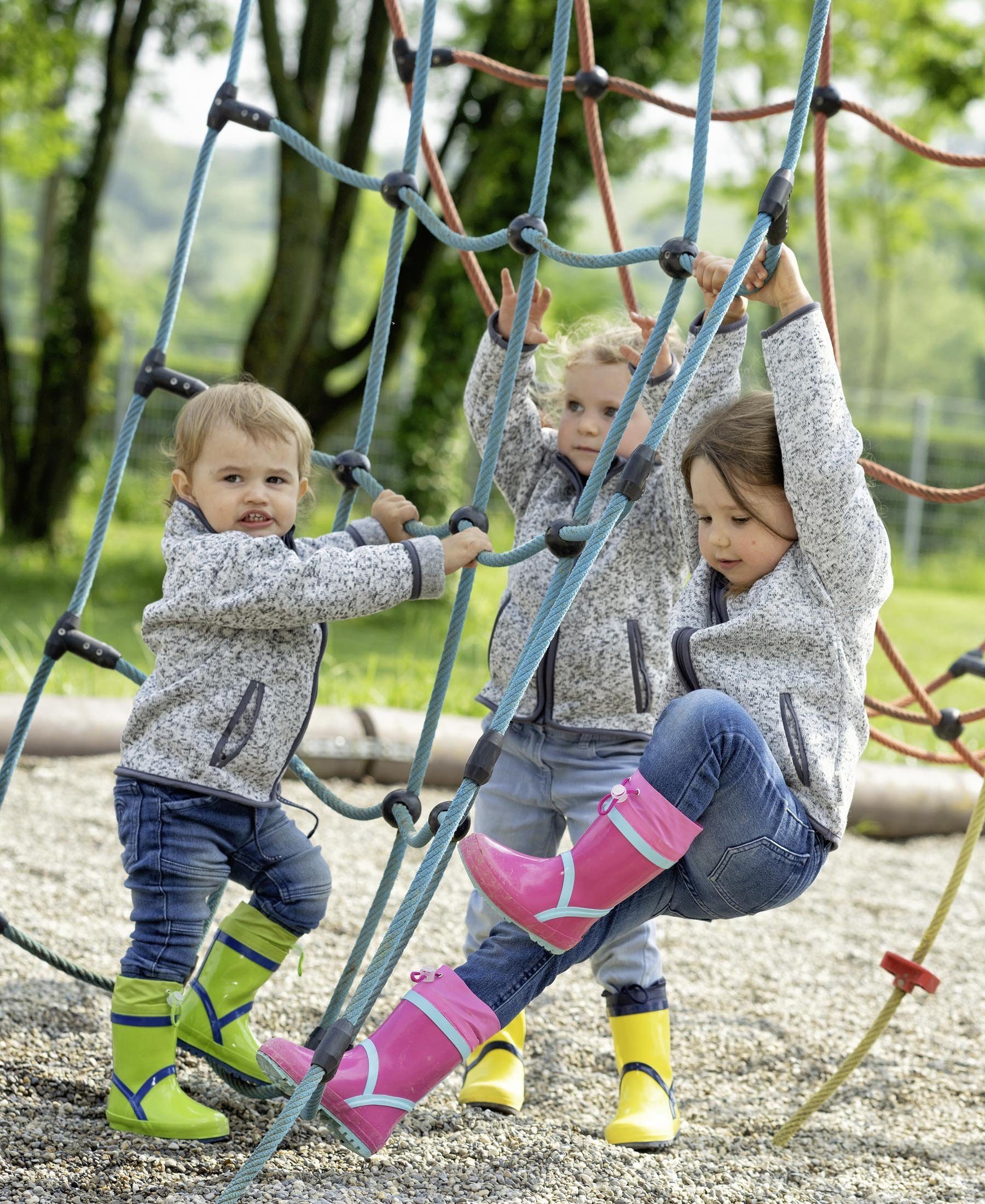 Playshoes Fleeceoverall Strickfleece-Jacke – Bild 4 von 4