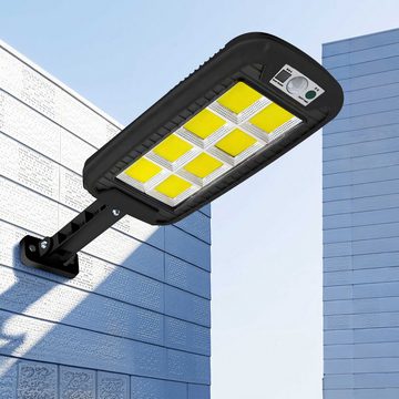 Retoo LED Solarleuchte Solarleuchte LED 600W Solar Straßenlaterne IP65 Gartenlampe, Energieeinsparung, Ökologisch, Automatischer Betrieb dank Sensoren
