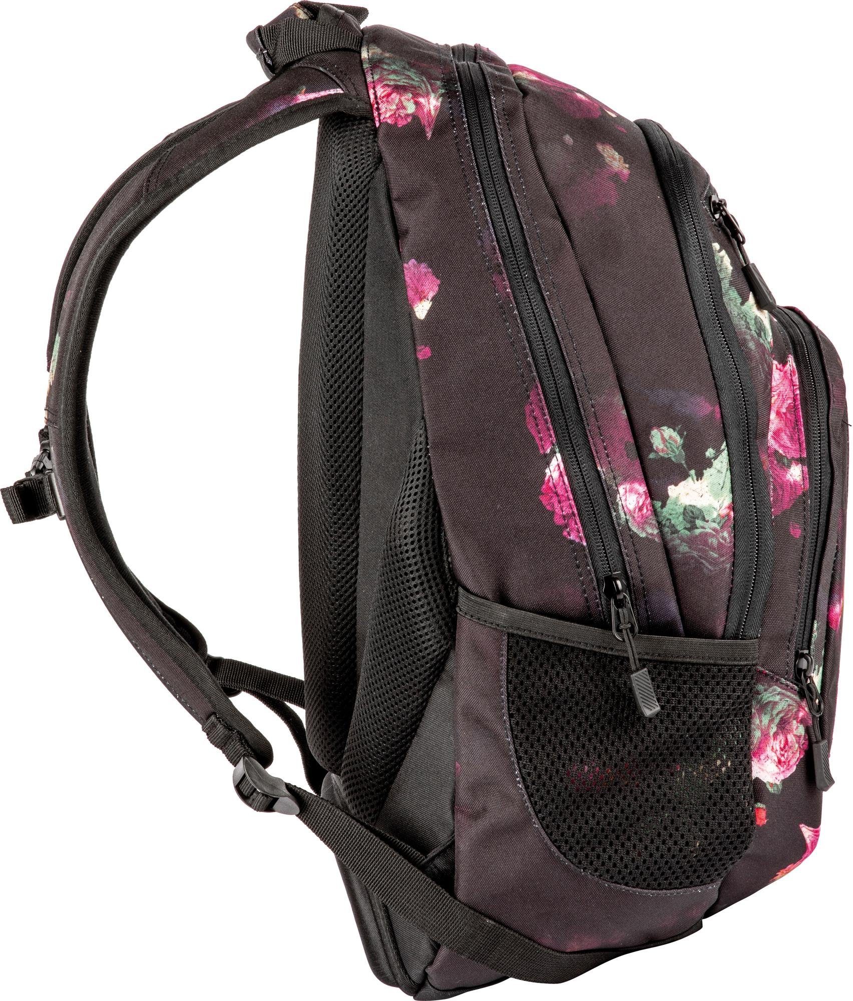 Stash 29, Schulrucksack Arbeit Reise black für und Alltagsrucksack, NITRO Schule, Rucksack rose Freizeit,