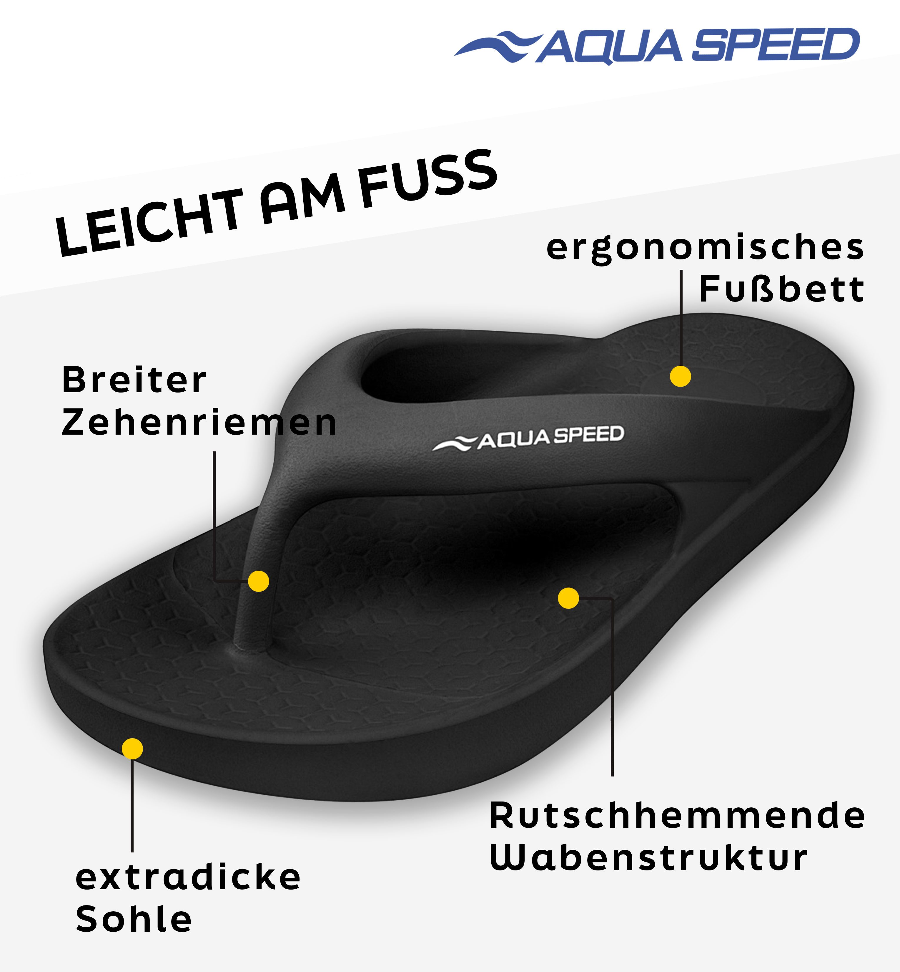 Aqua Speed Malaga Zehentrenner 40 weich & wasserfest wasserfest & leicht Ze günstig online kaufen