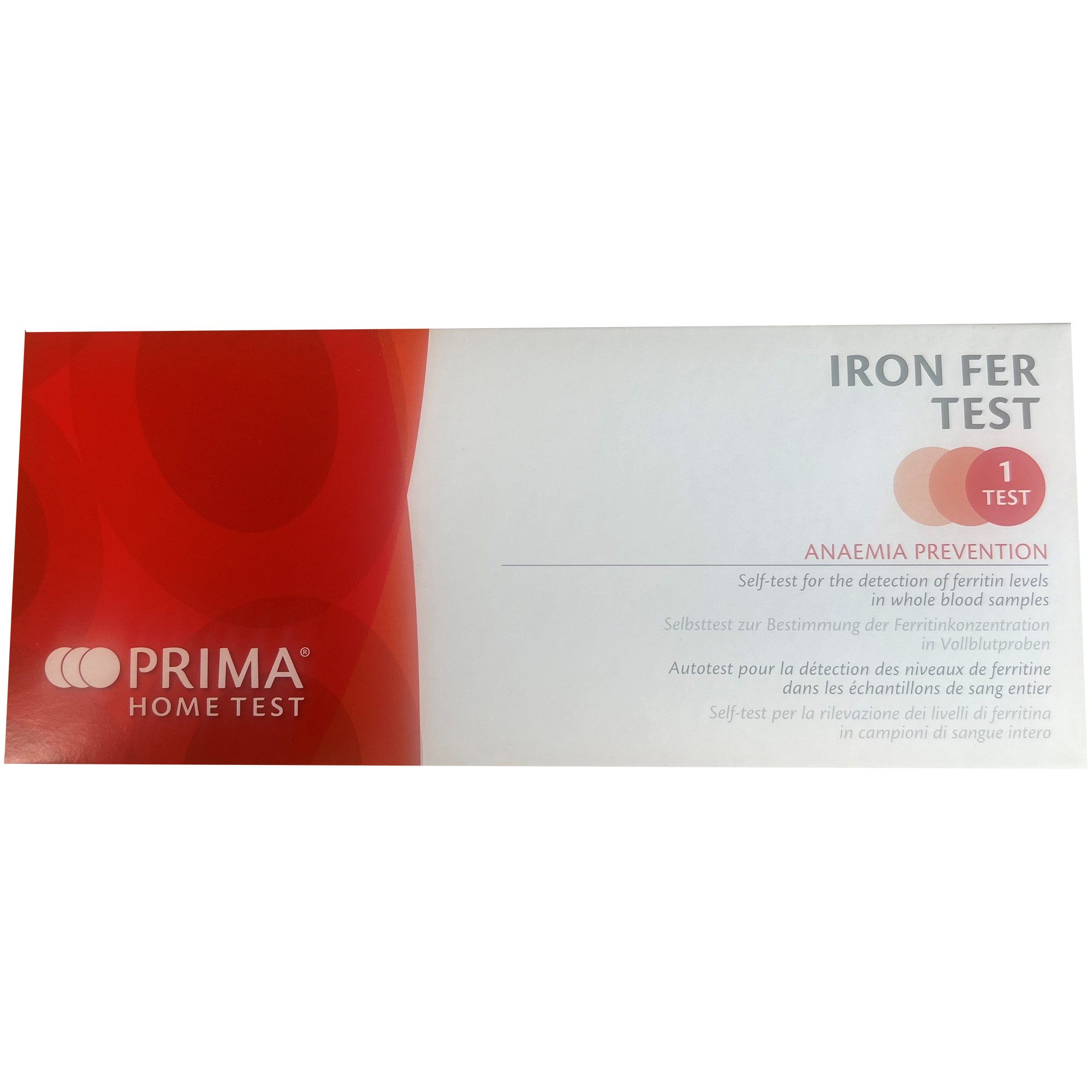 Prima Lab PSA-Schnelltest PRIMA Eisen FER Home Test