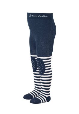 Sterntaler® Strumpfhose GOTS Krabbelstrumpfhose Emmi 100 DEN (1 St. GOTS Babystrumpfhose mit süßen Motiven) Krabbelstrumpfhose mit Anti-Rutsch-Noppen und Komfortbund