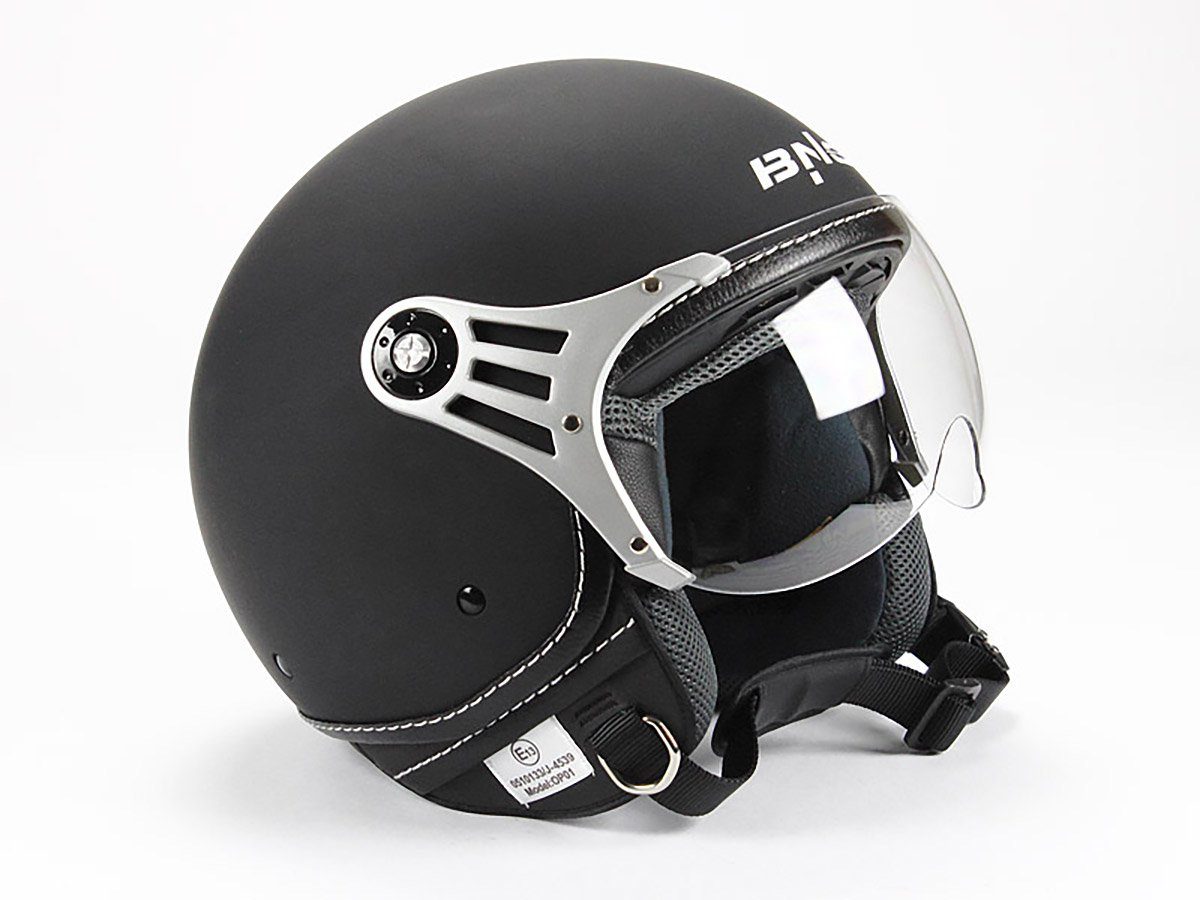 Motorradhelm BNO Pilothelm, Jethelm, OP01-M