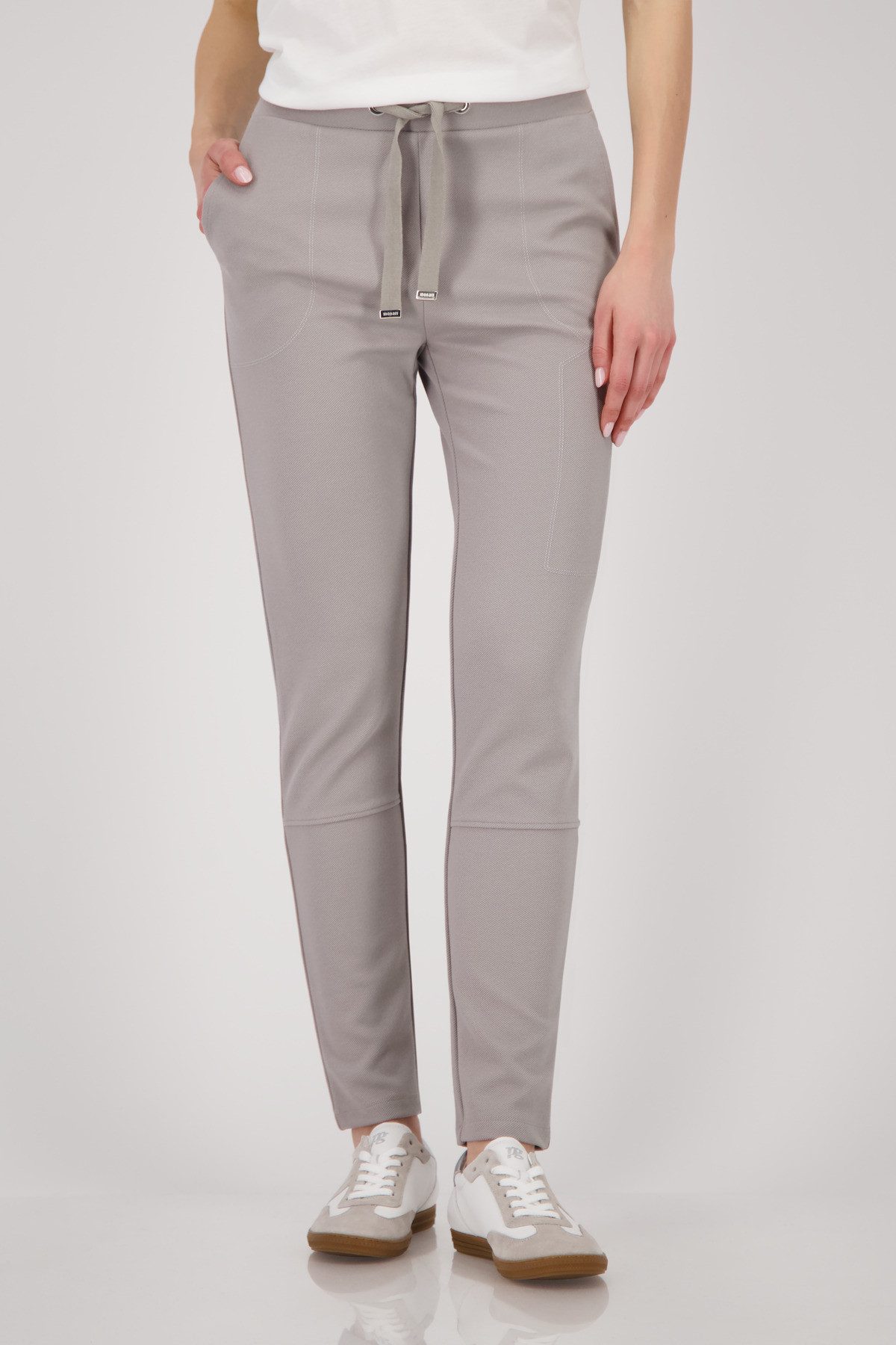 Monari Jogger Pants Hose Basic Rippe günstig online kaufen