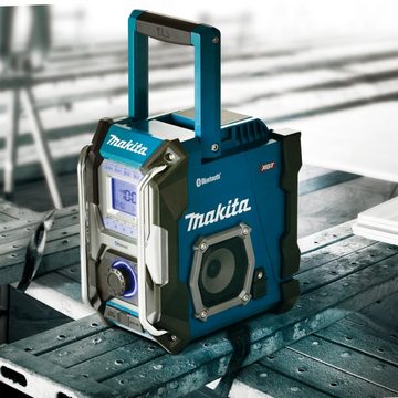 Makita MR002GZ solo - Baustellenradio - blau/schwarz Baustellenradio