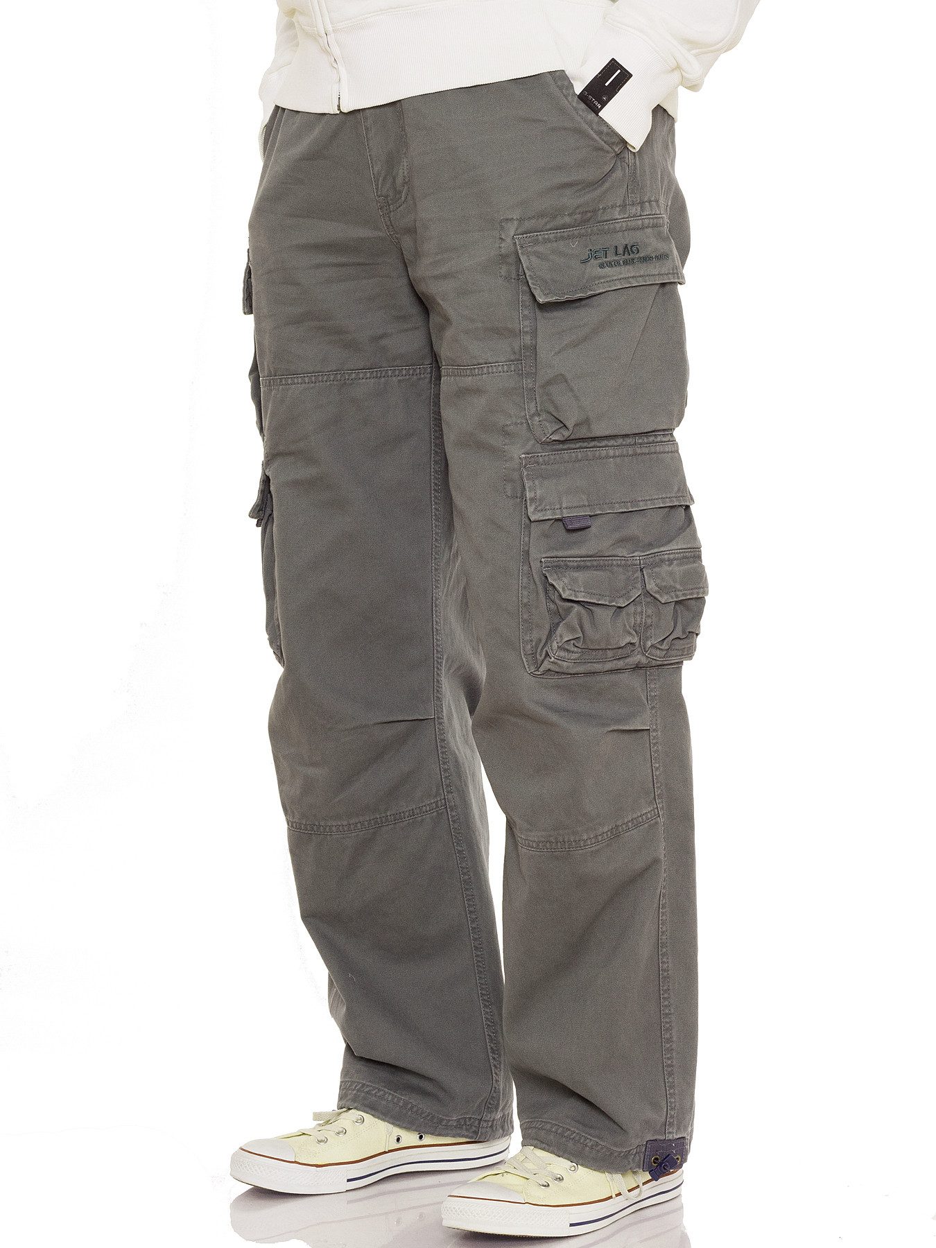 Jet Lag Cargohose Relaxed Fit weites Bein