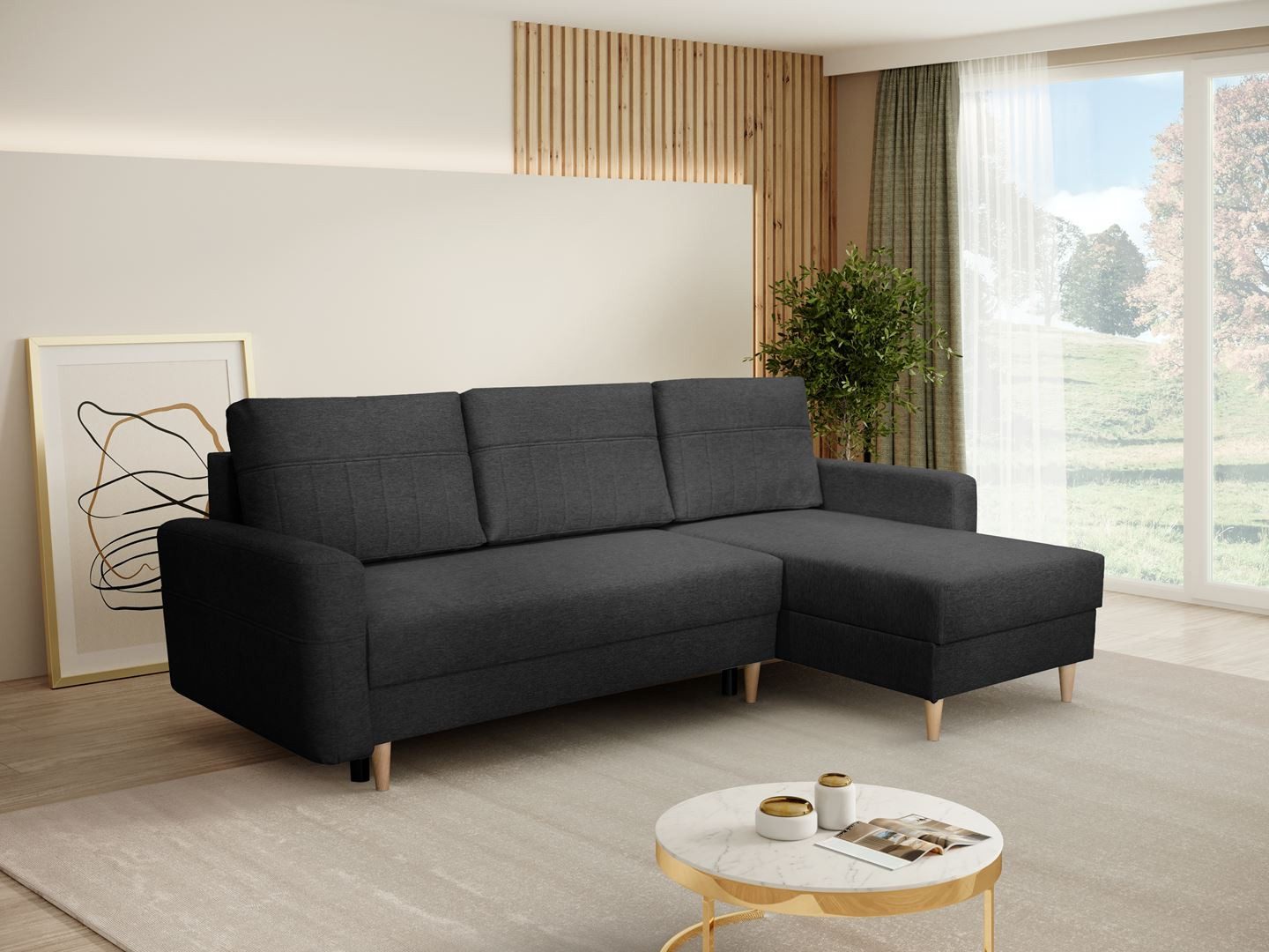 Beautysofa Ecksofa VEGA, universelle Ottomane, mit günstig online kaufen