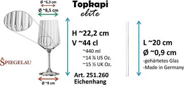 Topkapi elite Cocktailglas Topkapi elite Aperol Spritz Glas 11-teilig Eichenhang, Kristallglas