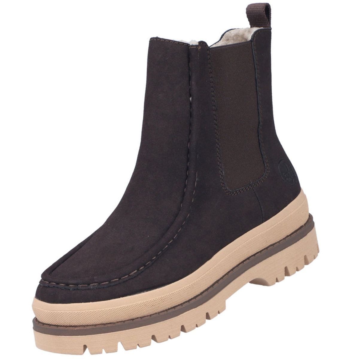 Rieker Y6272-25 Stiefelette Kurz-Stiefel mit Warmfutter und Reißverschluss
