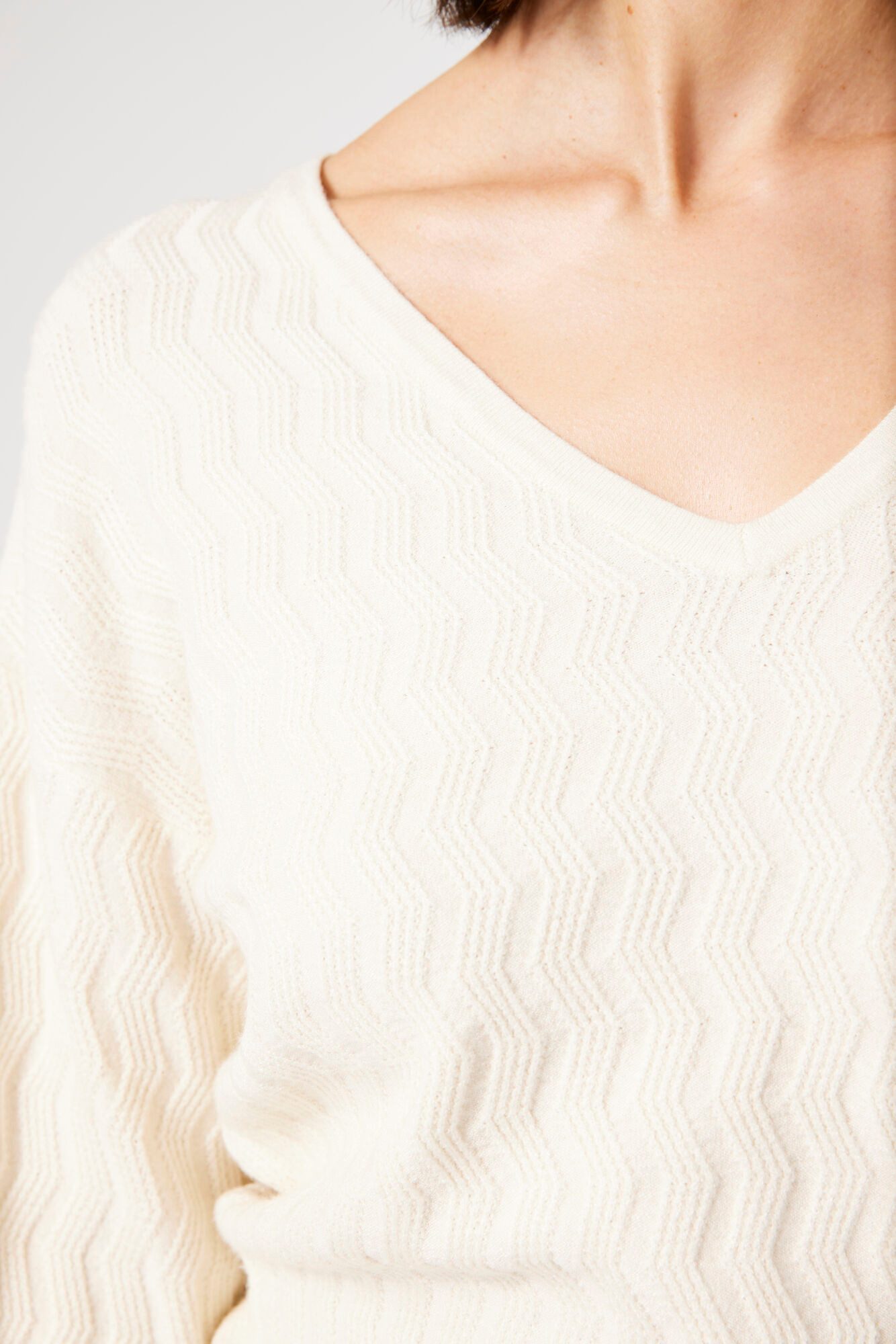 Garcia Rundhalspullover Pullover