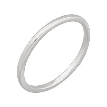 CAÏ Fingerring 925 Sterling Silber rhodiniert Basic Stacking