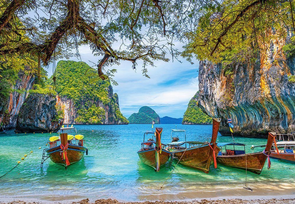 Teile, Thailand, Puzzleteile 1500 Bay in Beautiful Puzzle C-151936-2 Castorland Castorland Puzzle