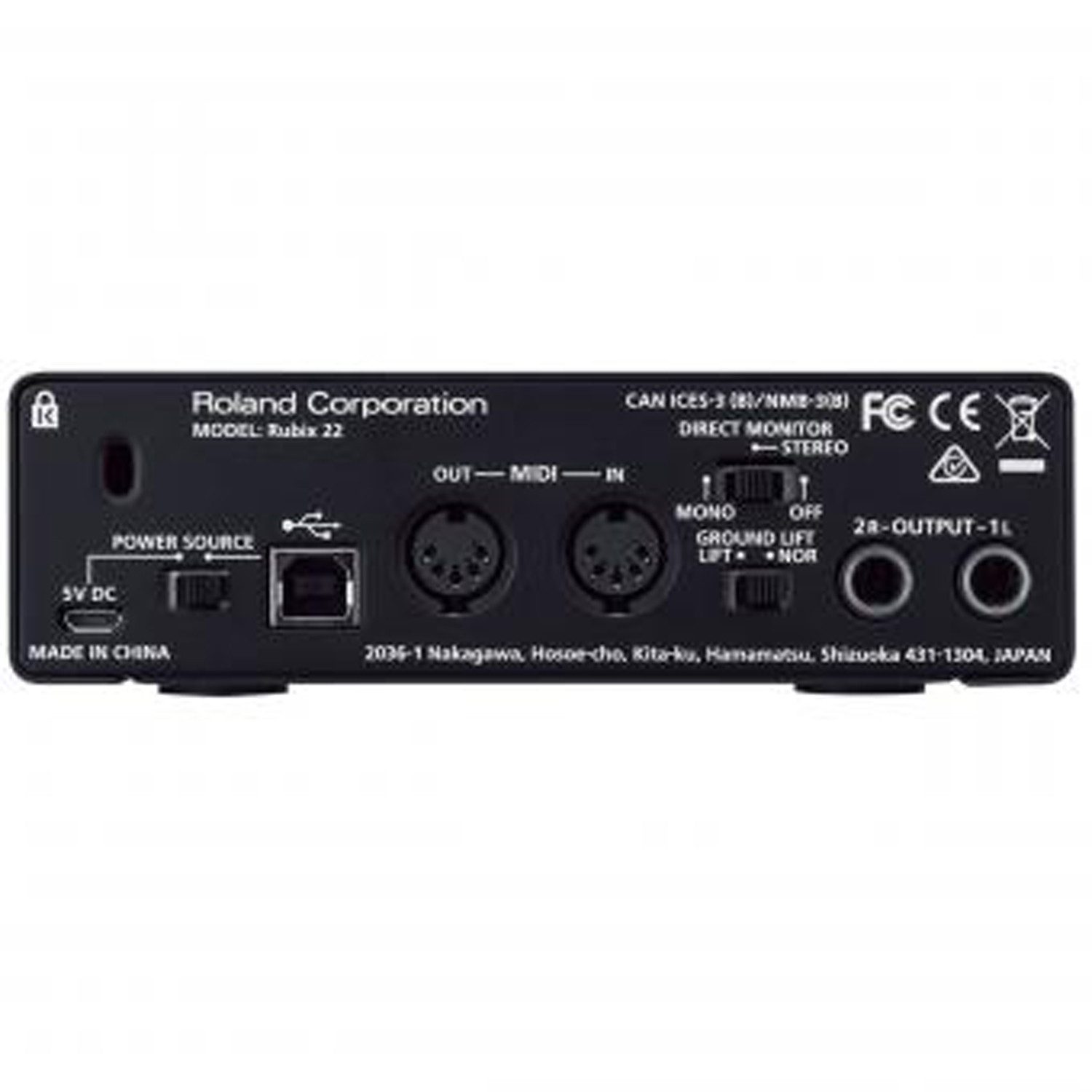 Roland Audio Roland Rubix22 USB Audio-Interface Digitales Aufnahmegerät (USB Audio-Interface)
