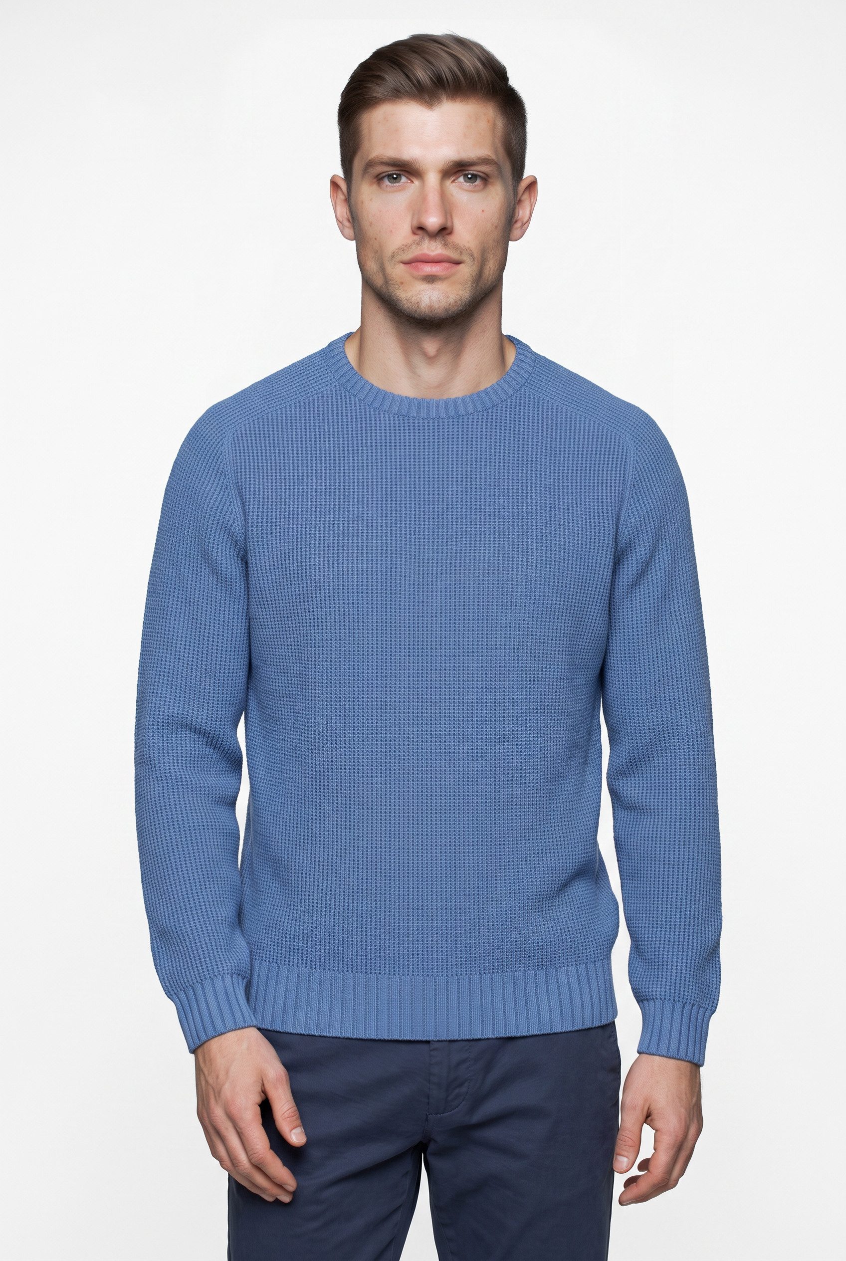 FYNCH-HATTON Strickpullover mit Rippbündchen