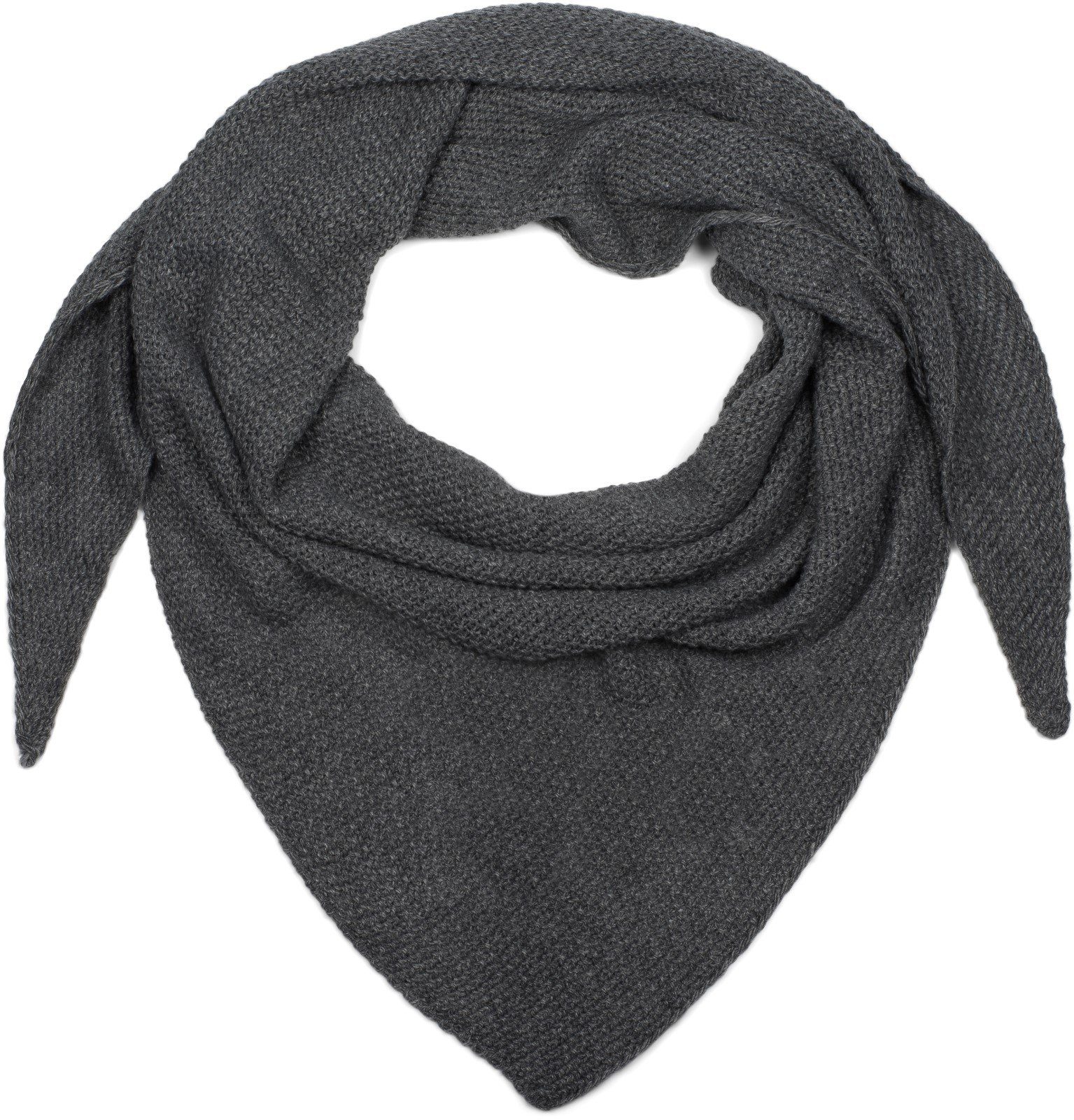 styleBREAKER Dreieckstuch Strick Dreiecktuch Einfarbig, (1-St)