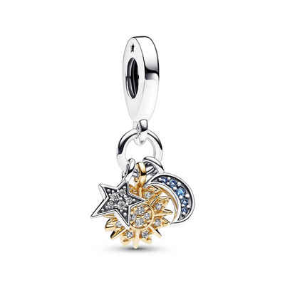 Pandora Bead Pandora Charm Celestial Tripple 762676C01 Silber