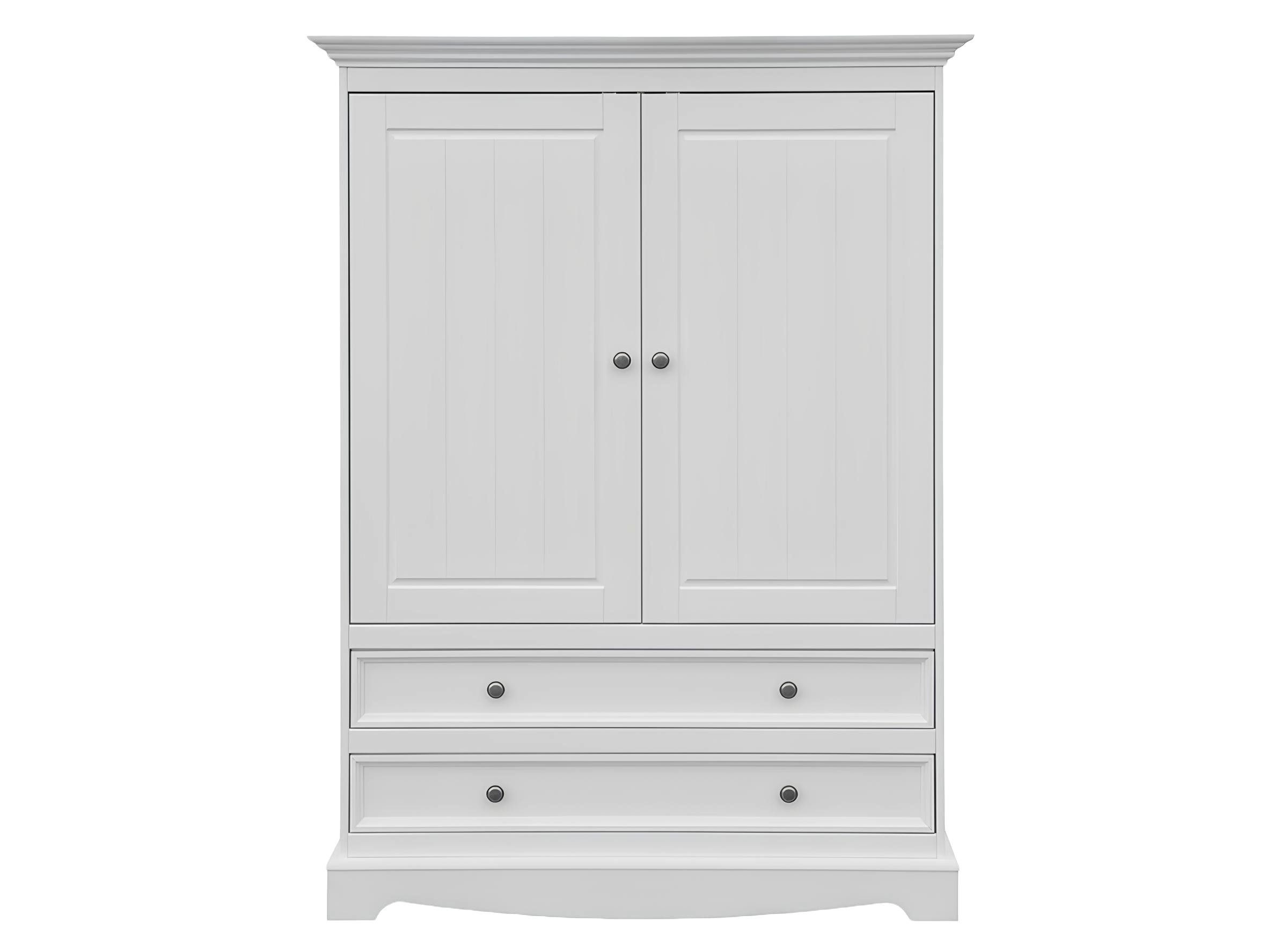 Xlmoebel Kleiderschrank Klassischer Kleiderschrank in eleganter Landhaus-Optik (1-St., Kleiderschrank) Hergestellt in Europa