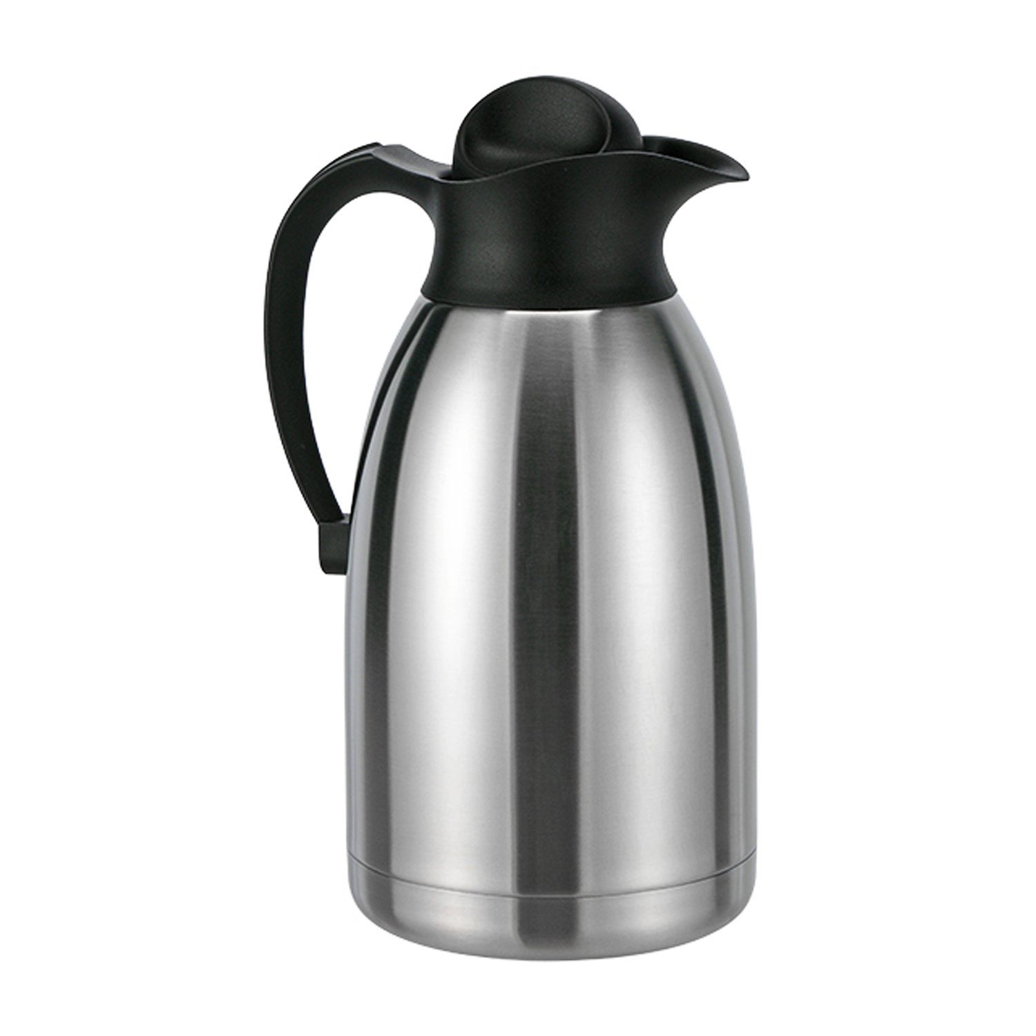Mojawo Thermobehälter 2 Liter Edelstahl Kaffeekanne Thermoskanne Isolierkanne Doppelwandig