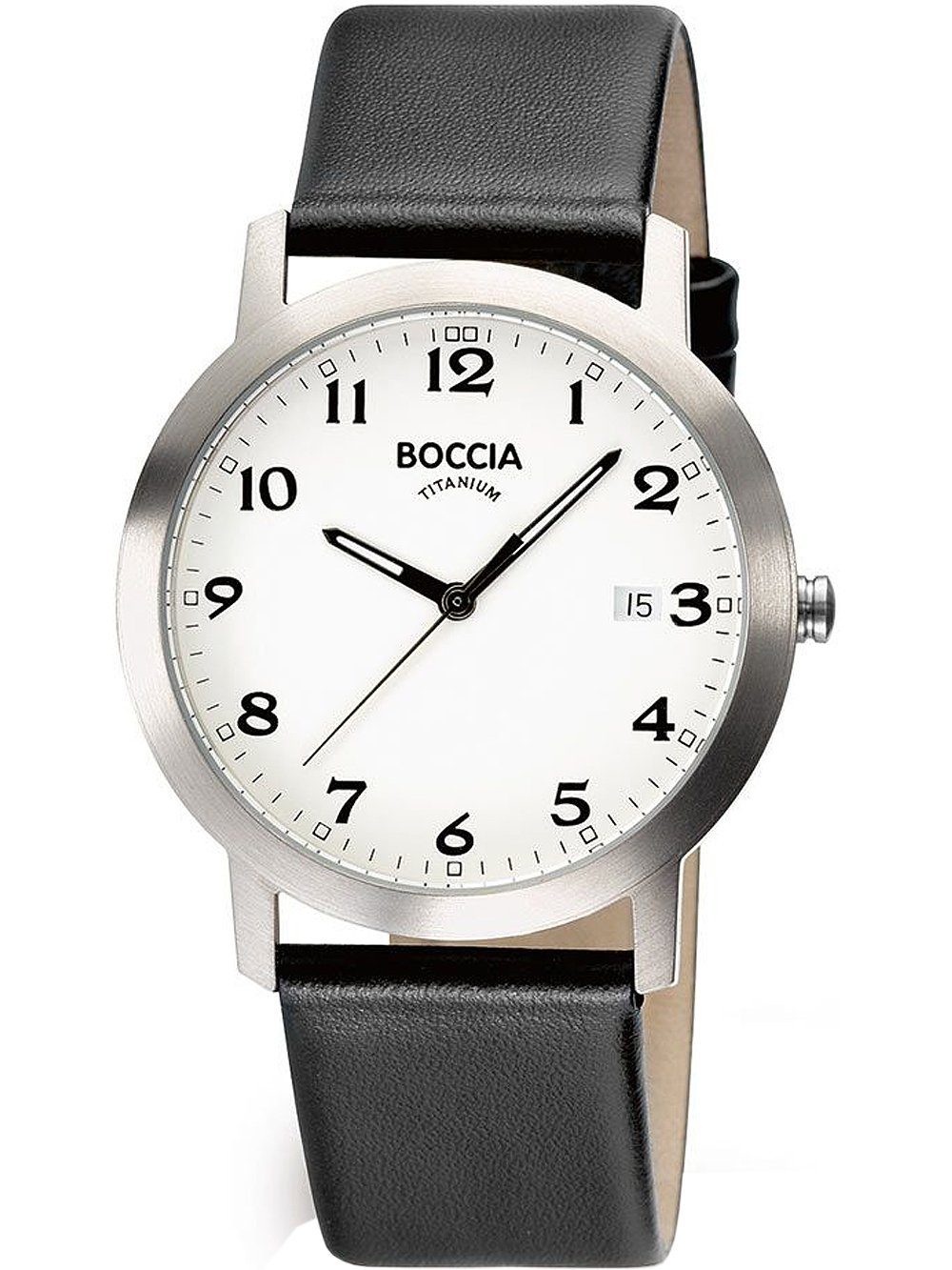 Quarzuhr Boccia 3618-01 Herrenuhr Titanium 38mm 5ATM Boccia 3618-01 Herrenuhr Titanium 38mm 5ATM